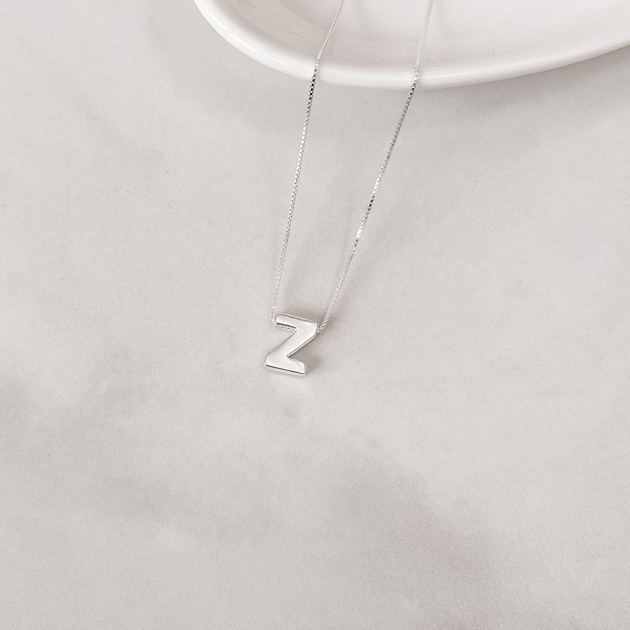 Imagem Colar letra Z 9mm 45cm