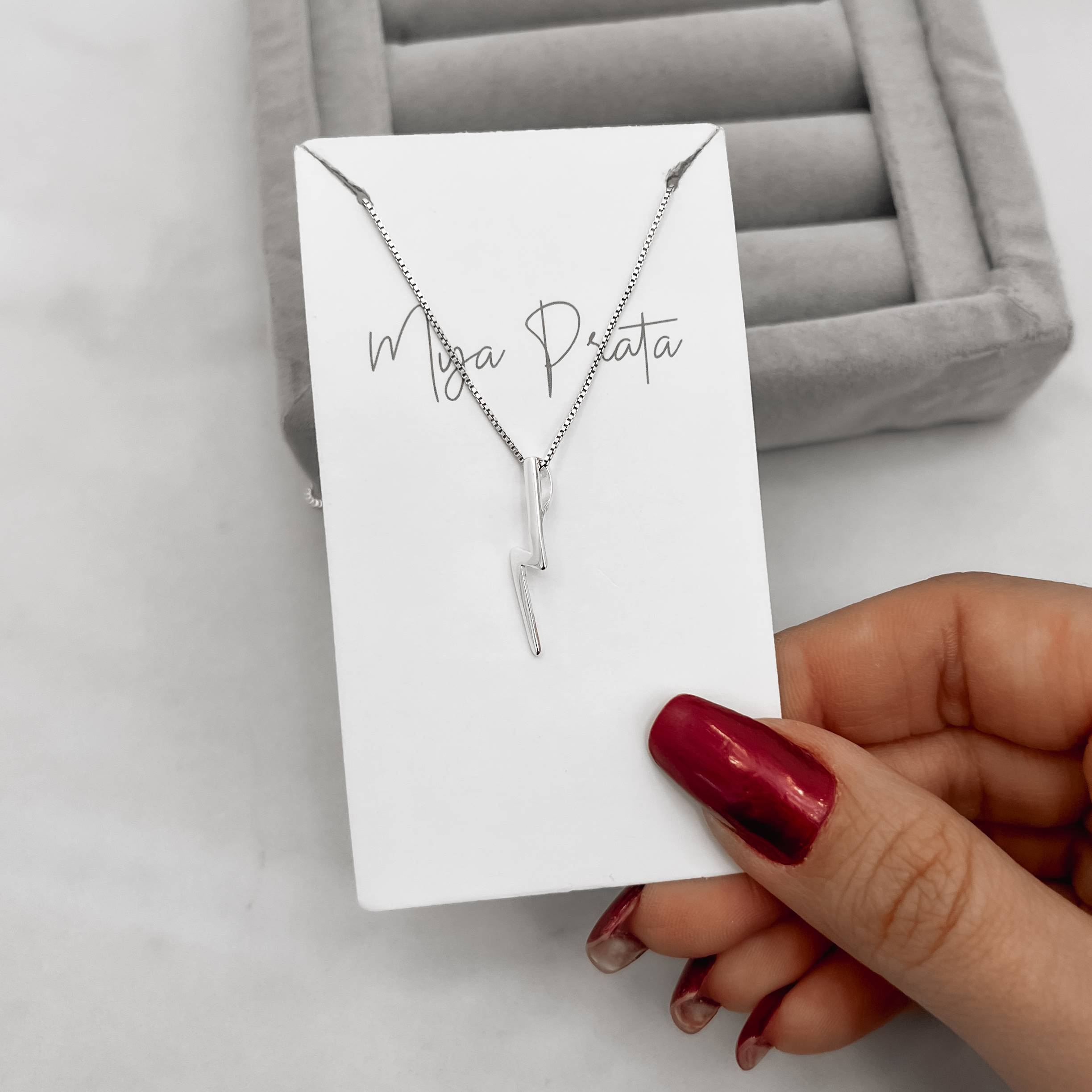 Colar raio passante 22mm 45cm