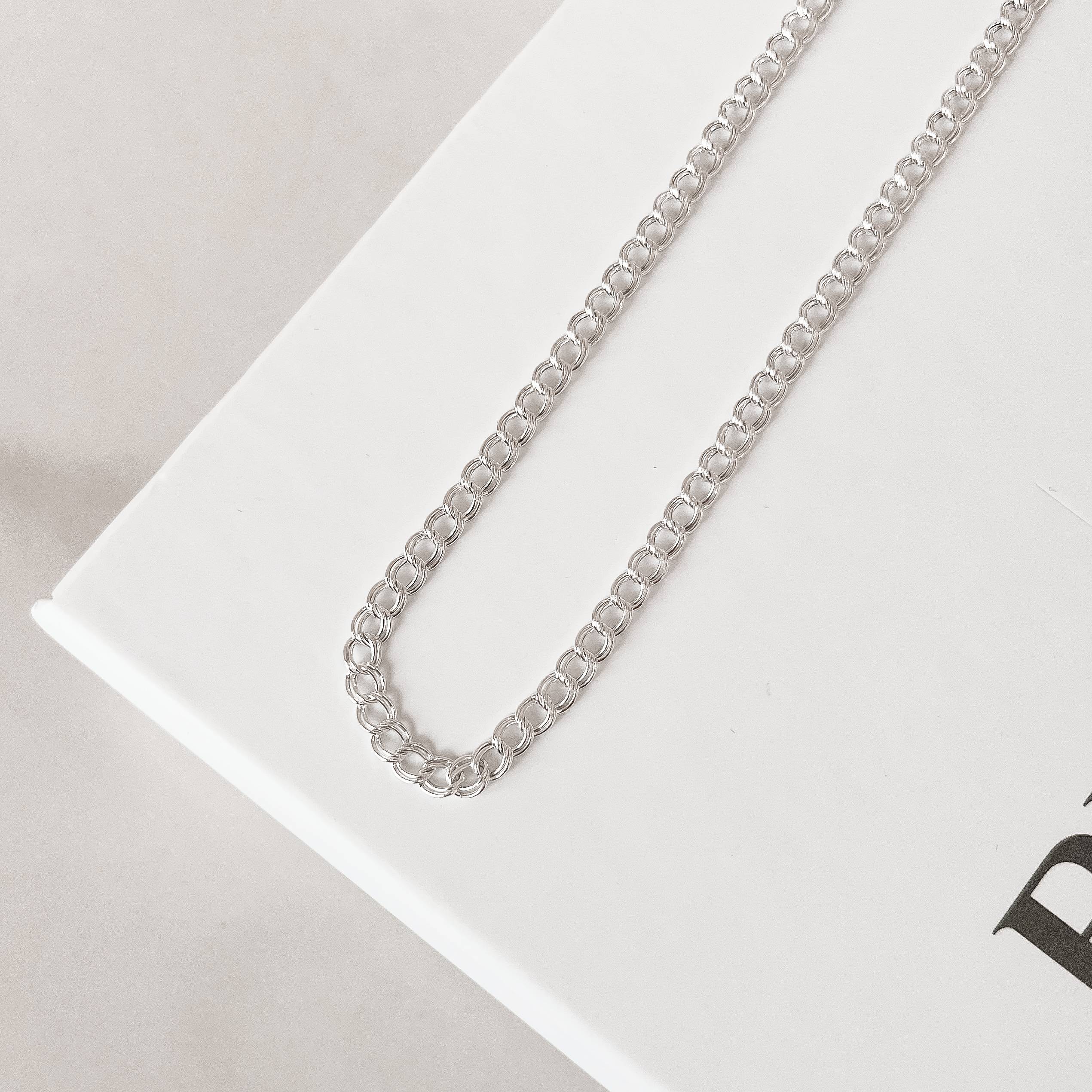 Corrente elo redondo duplo 4.5mm 37cm