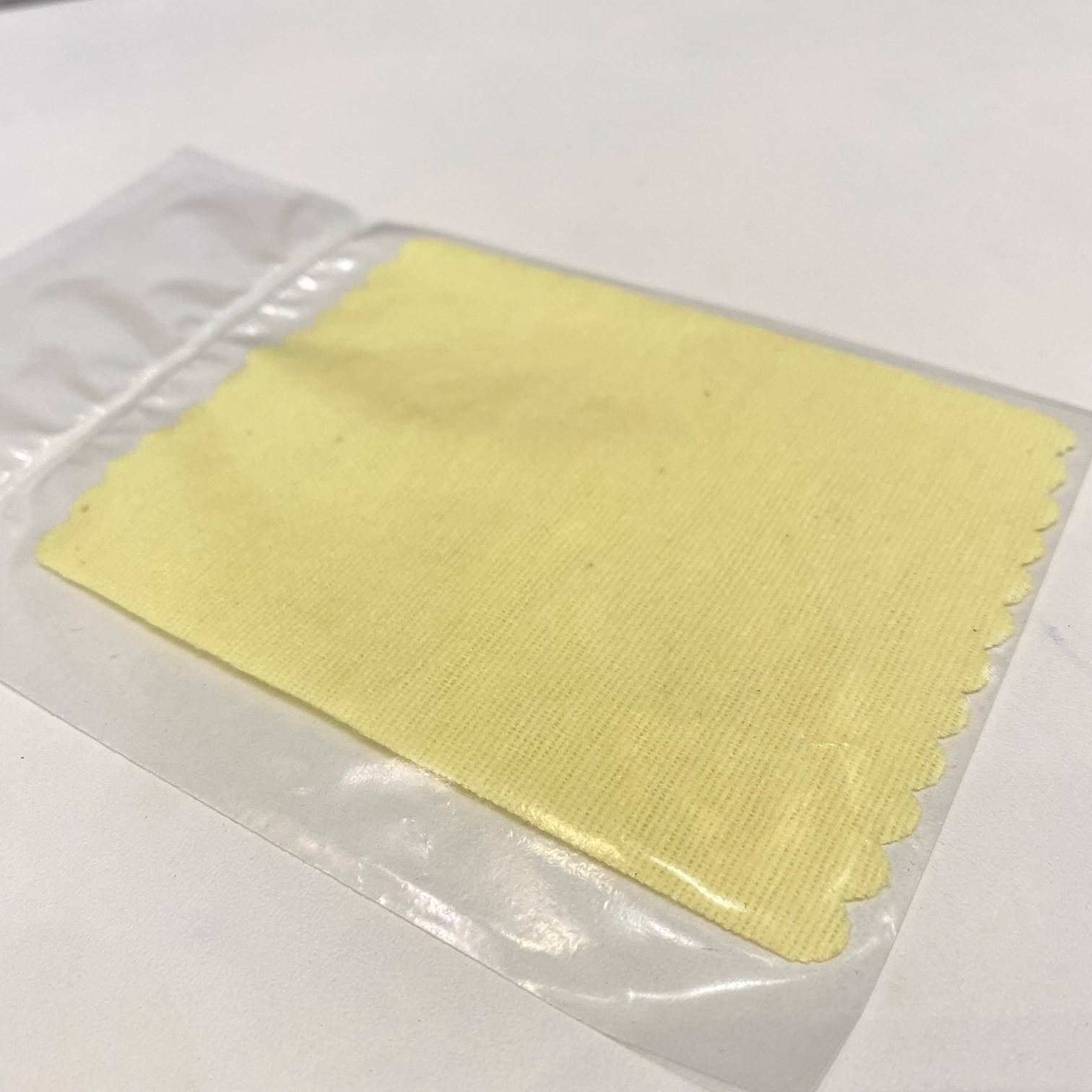 Flanela limpa pratas amarela 10x8cm