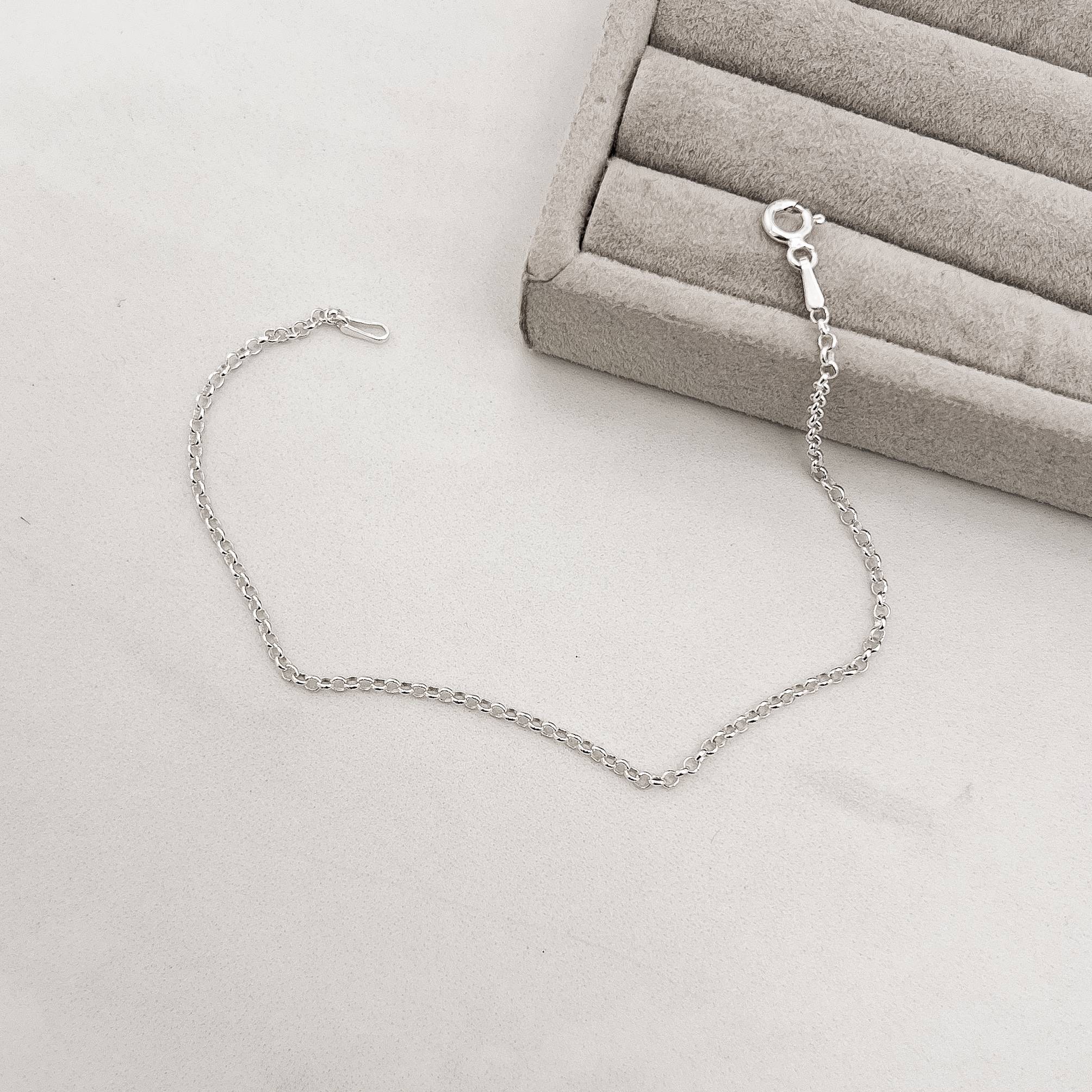 Pulseira corrente elo português 1.7 19cm