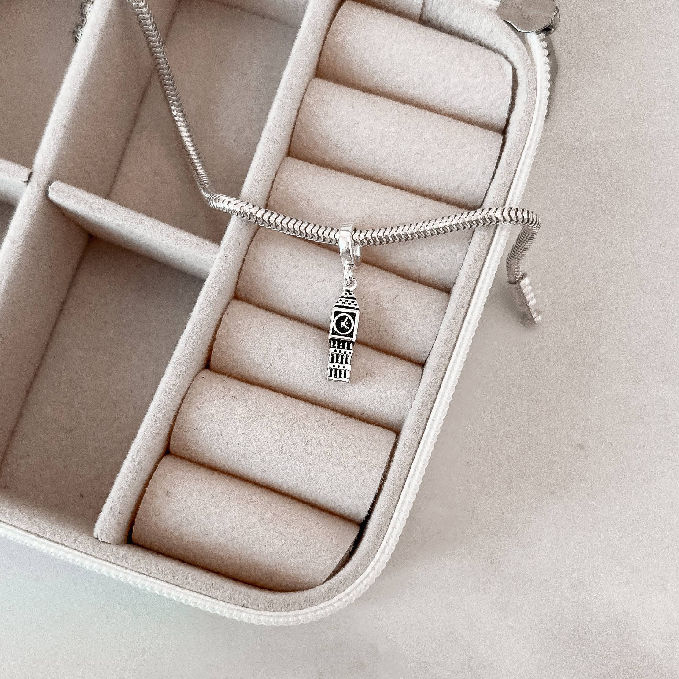 Berloque pingente Big Ben resina 16mm