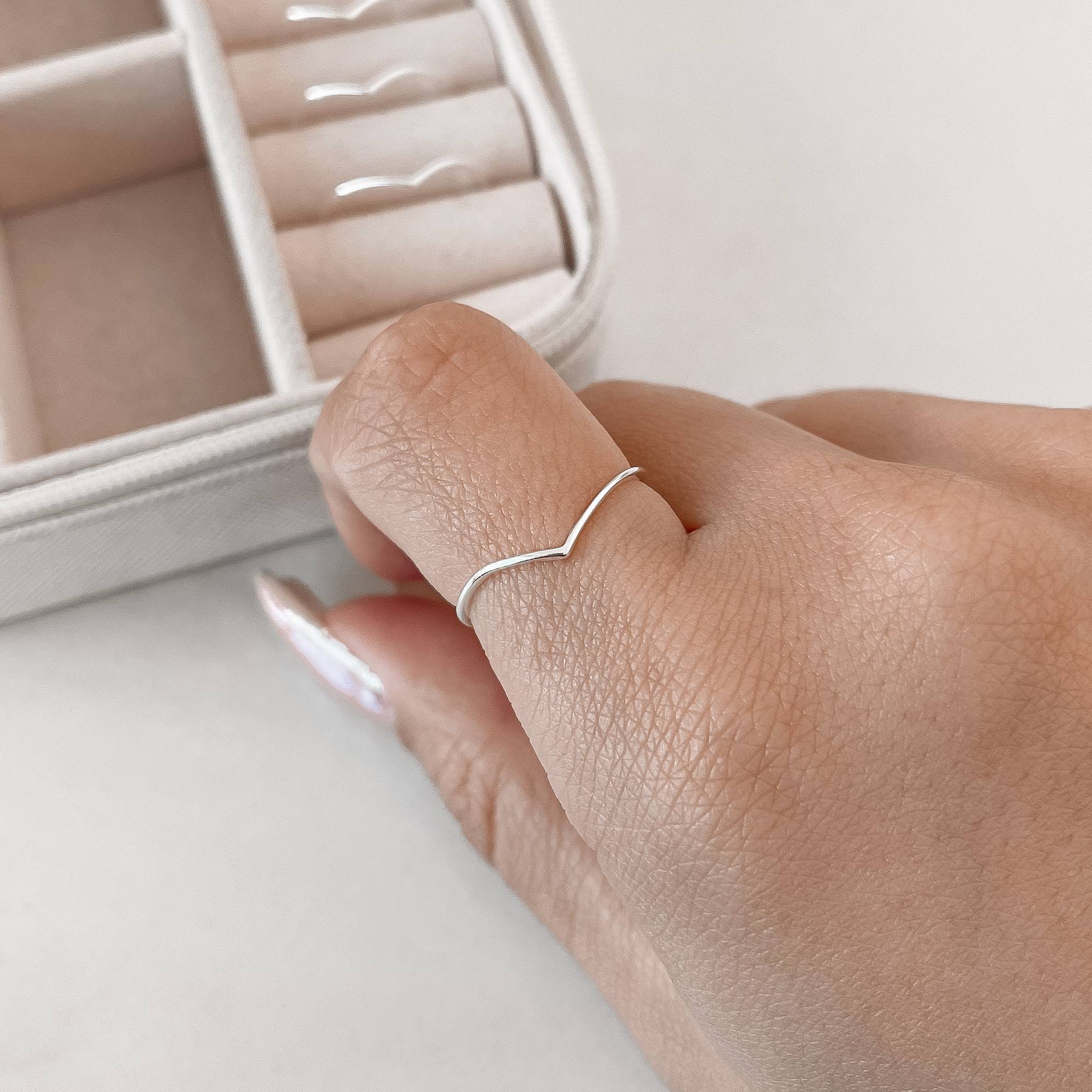 Imagem Anel mini V fino