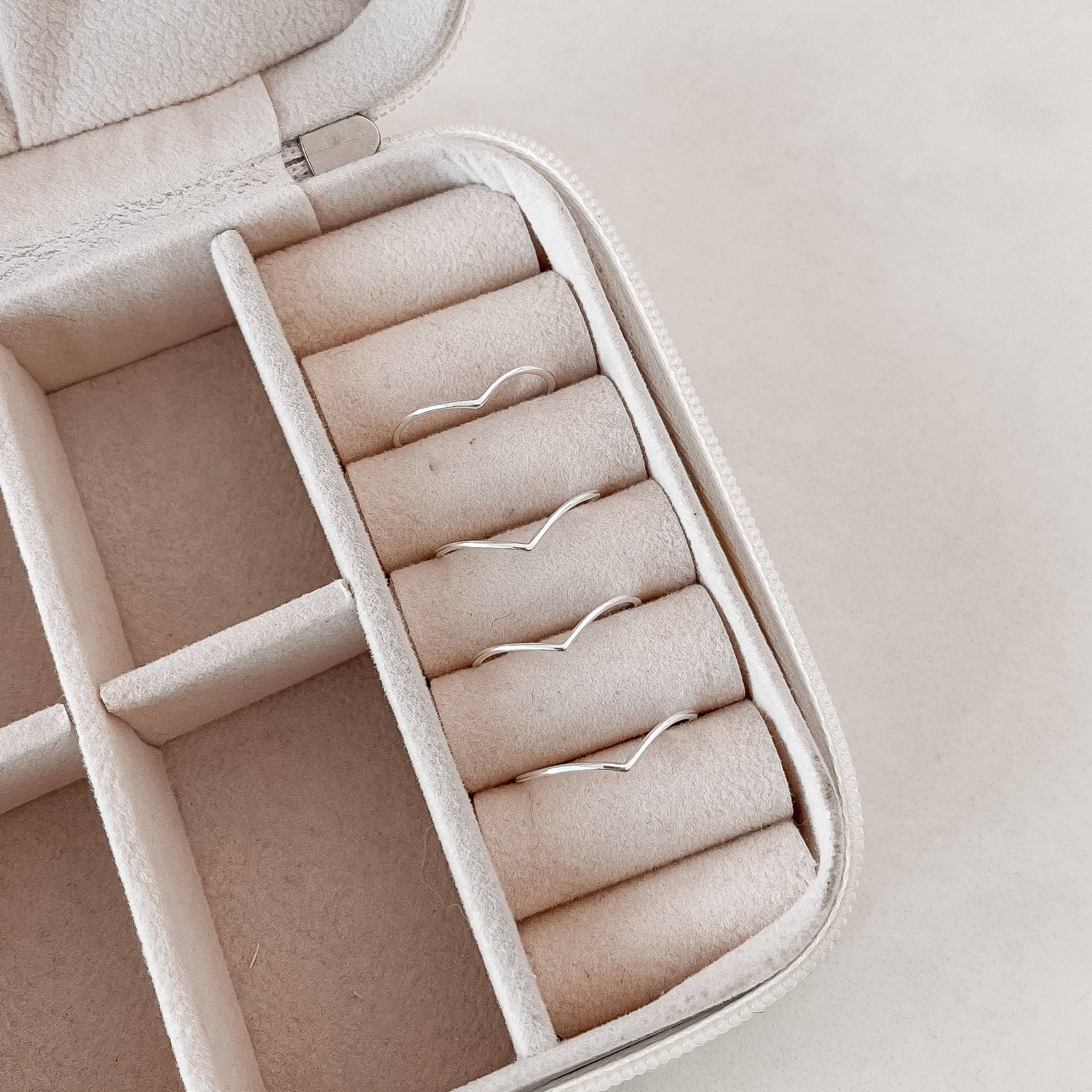 Imagem Secundária Anel mini V fino