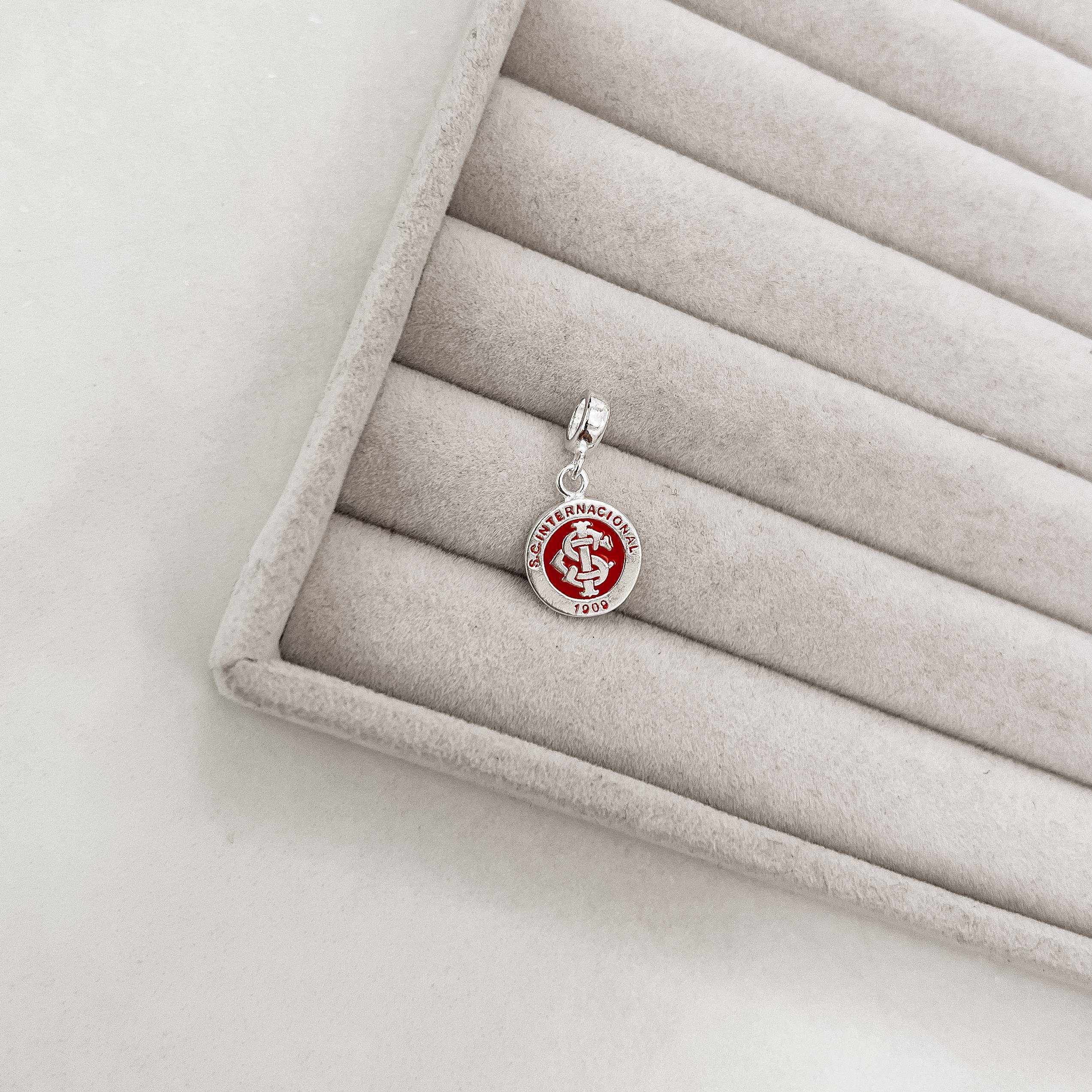 Berloque pingente time Internacional 16mm resina