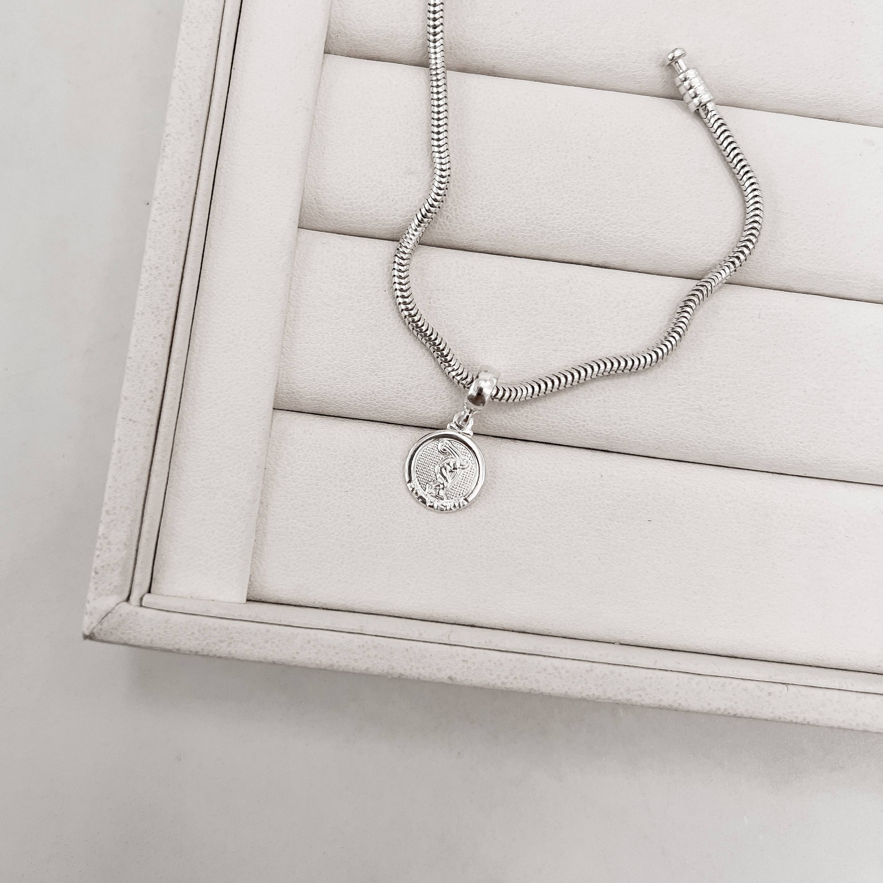 Berloque pingente medalha Educação Física 14mm