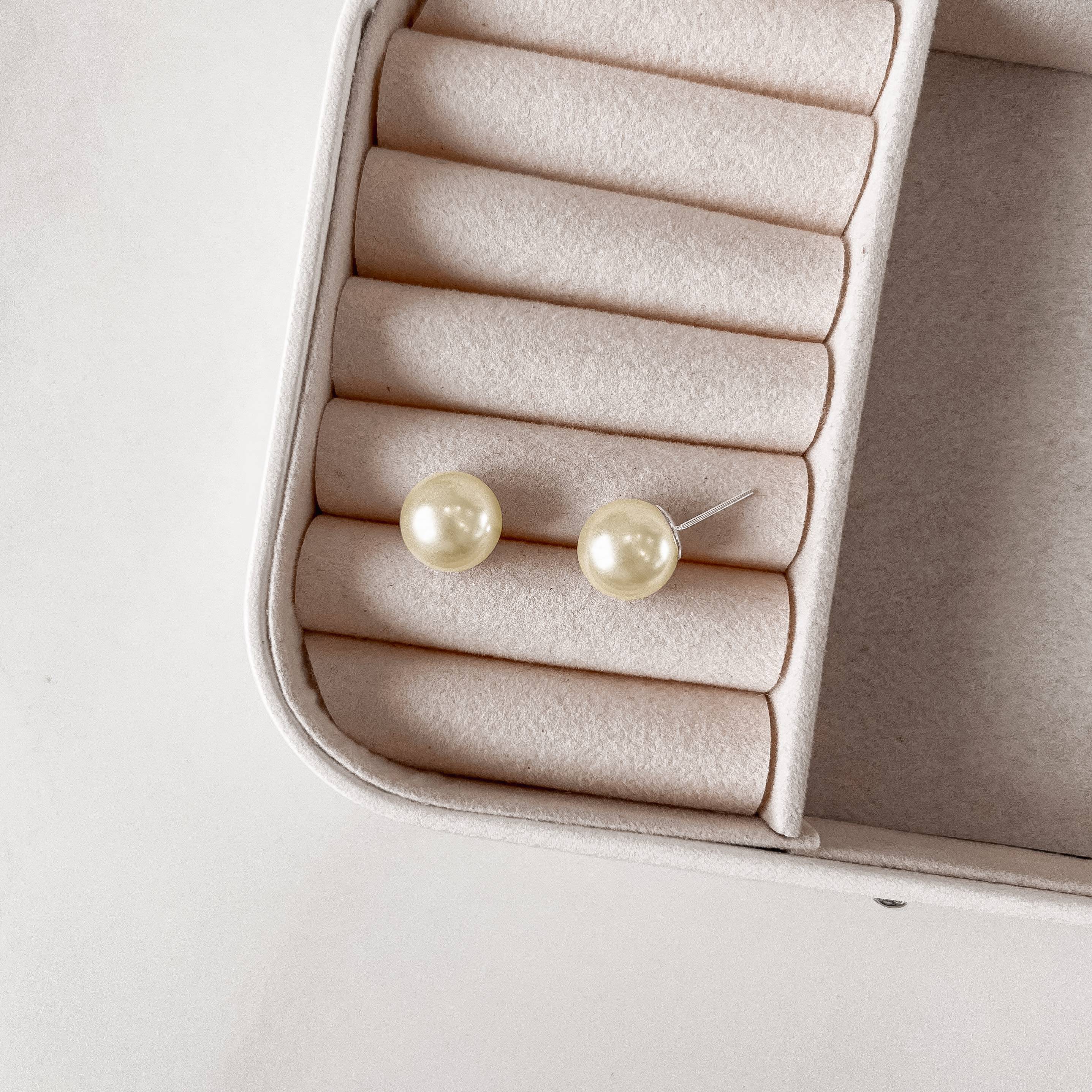 Imagem Secundária Brinco pérola 12mm