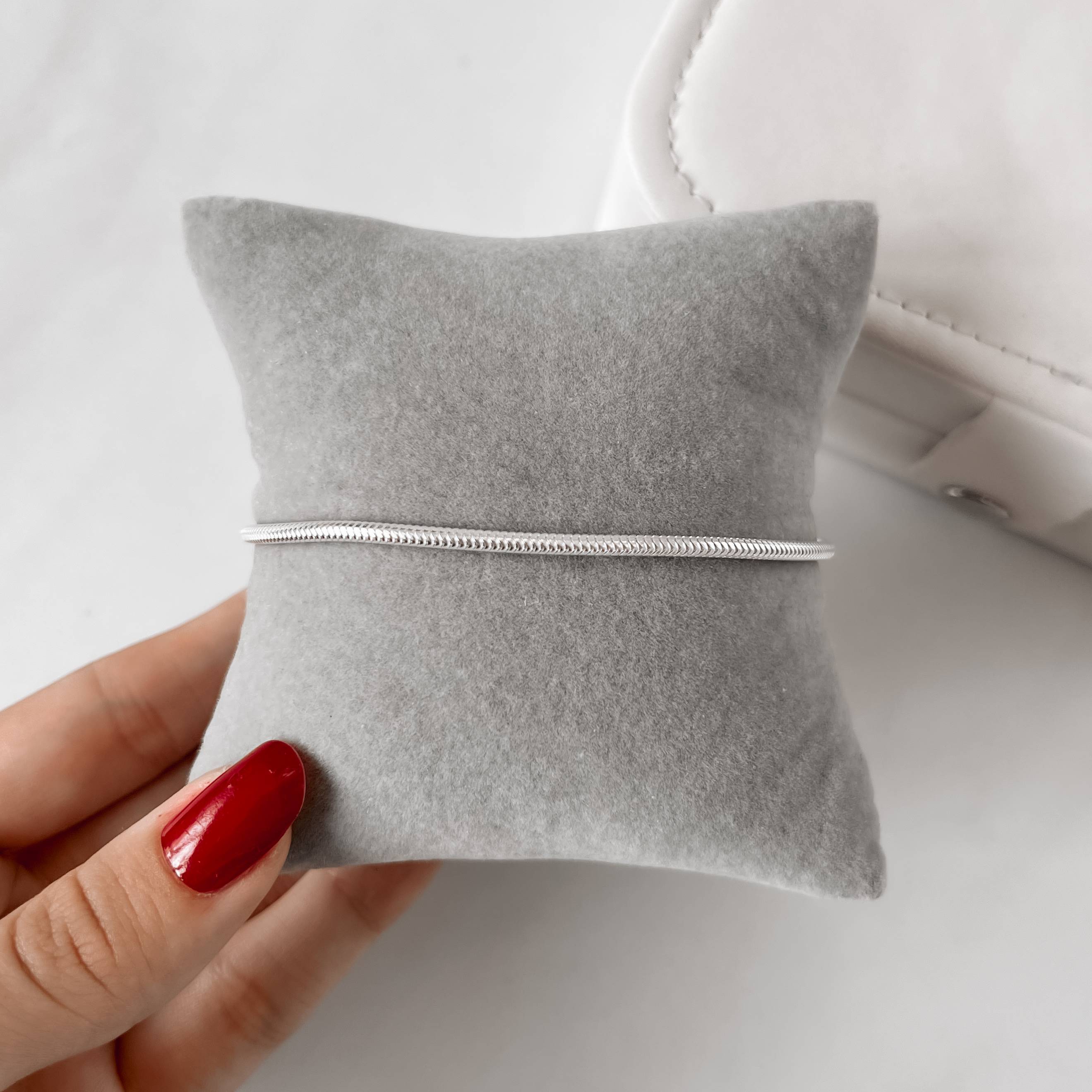 Pulseira corrente fio cobra 2.3 18,5cm