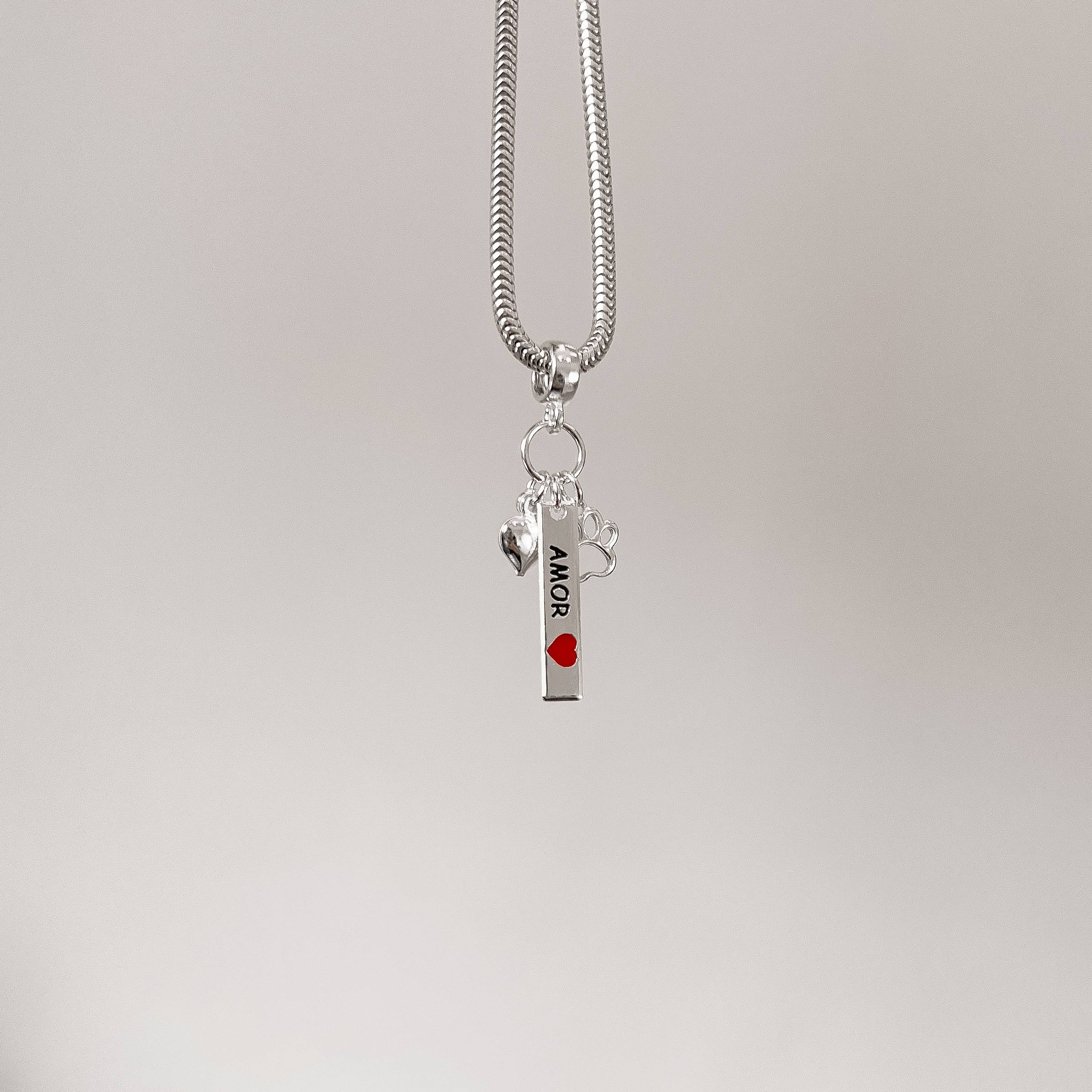 Berloque pingente patuá amor