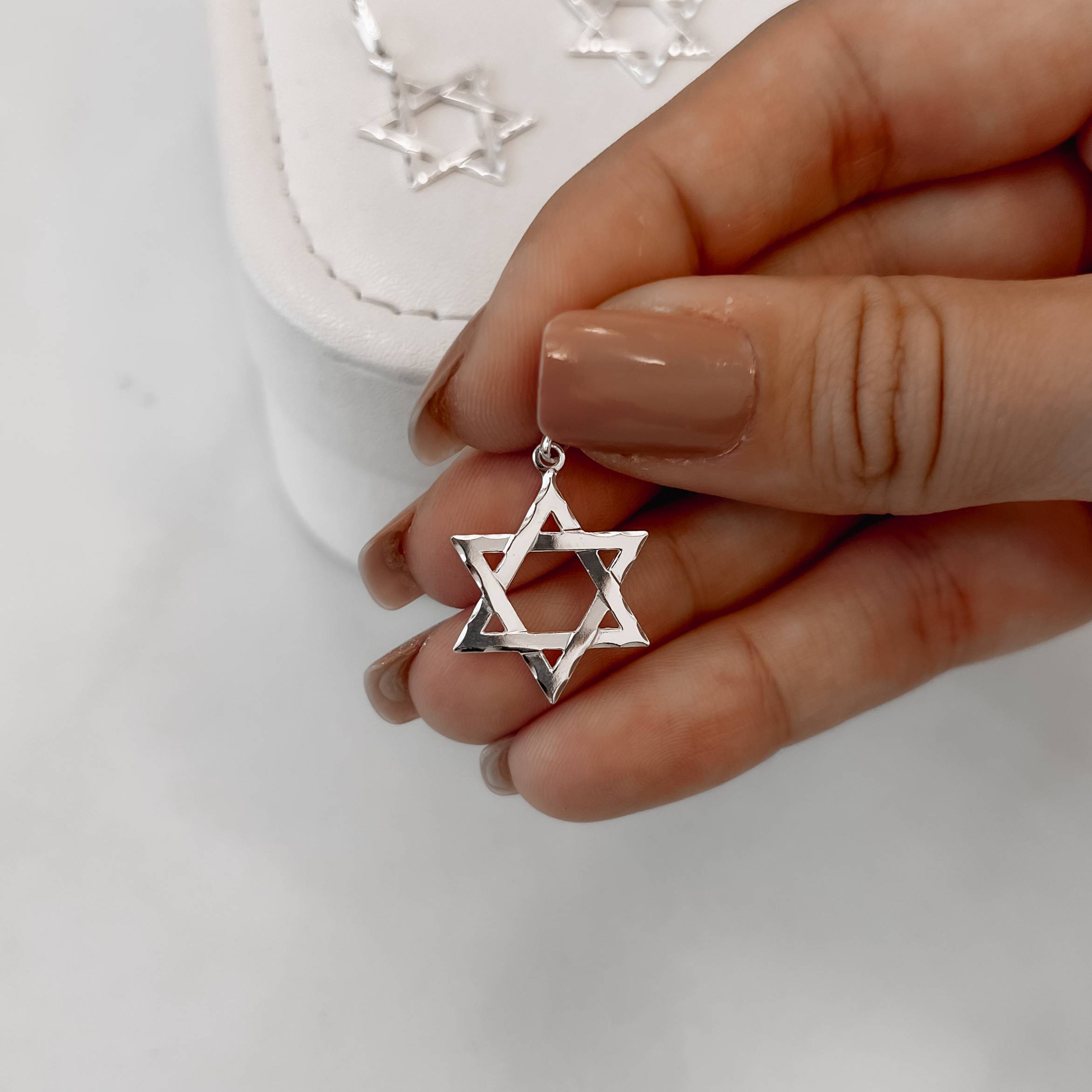 Pingente estrela de Davi 22mm