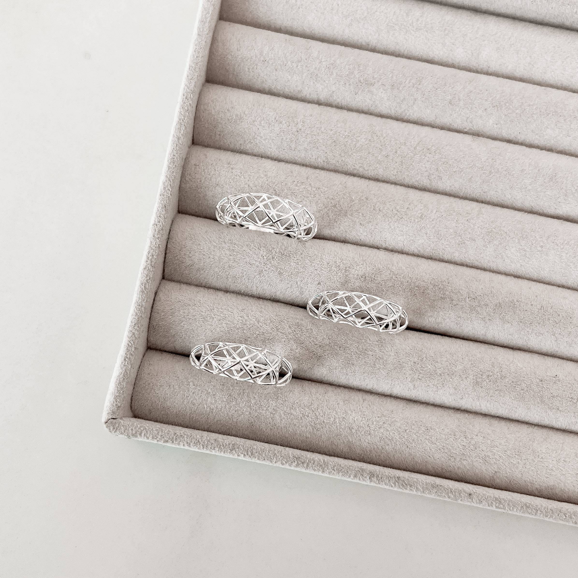 Imagem Anel largo vazado