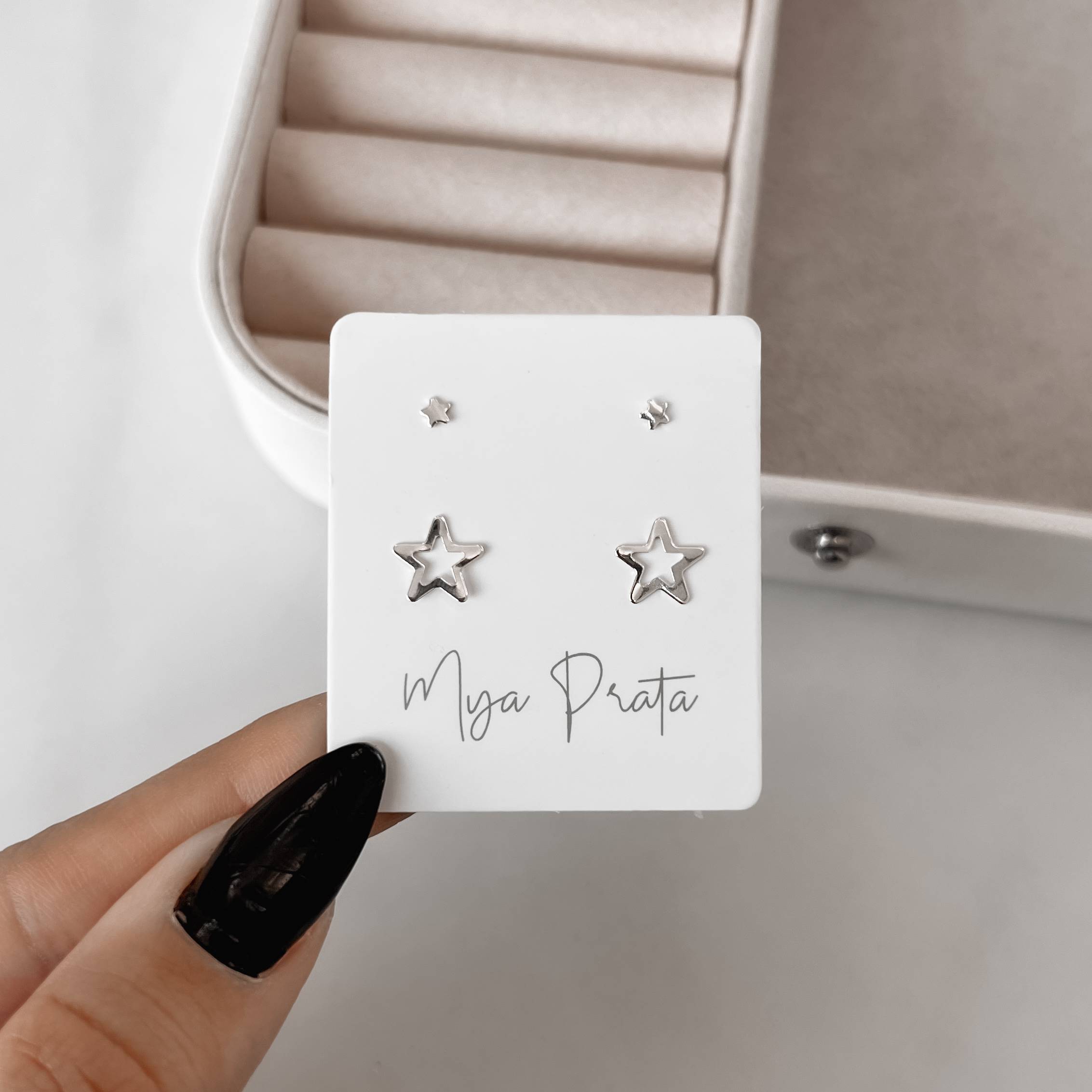 Dupla estrela 3mm e estrela vazada 8mm