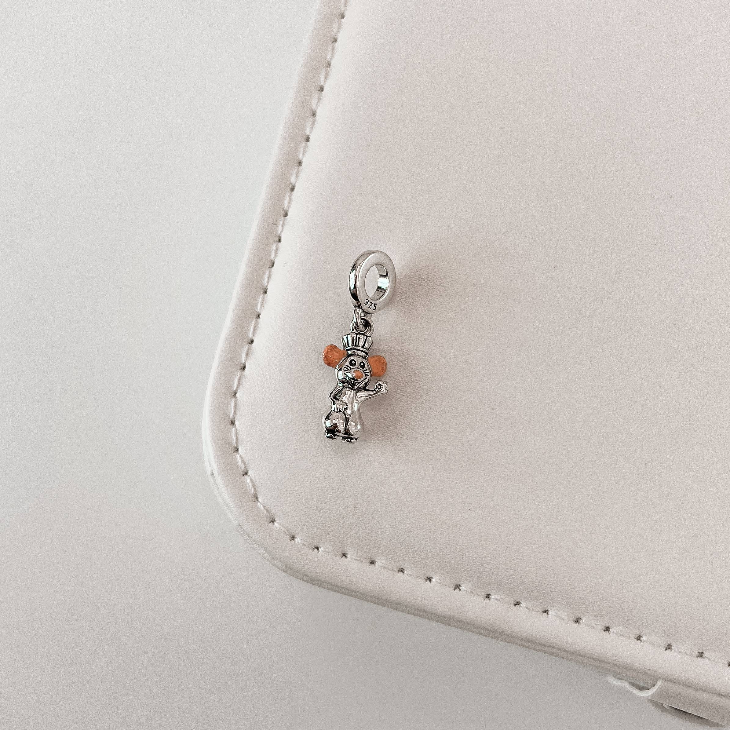 Berloque pingente Ratatouille resina 14mm envelhecido