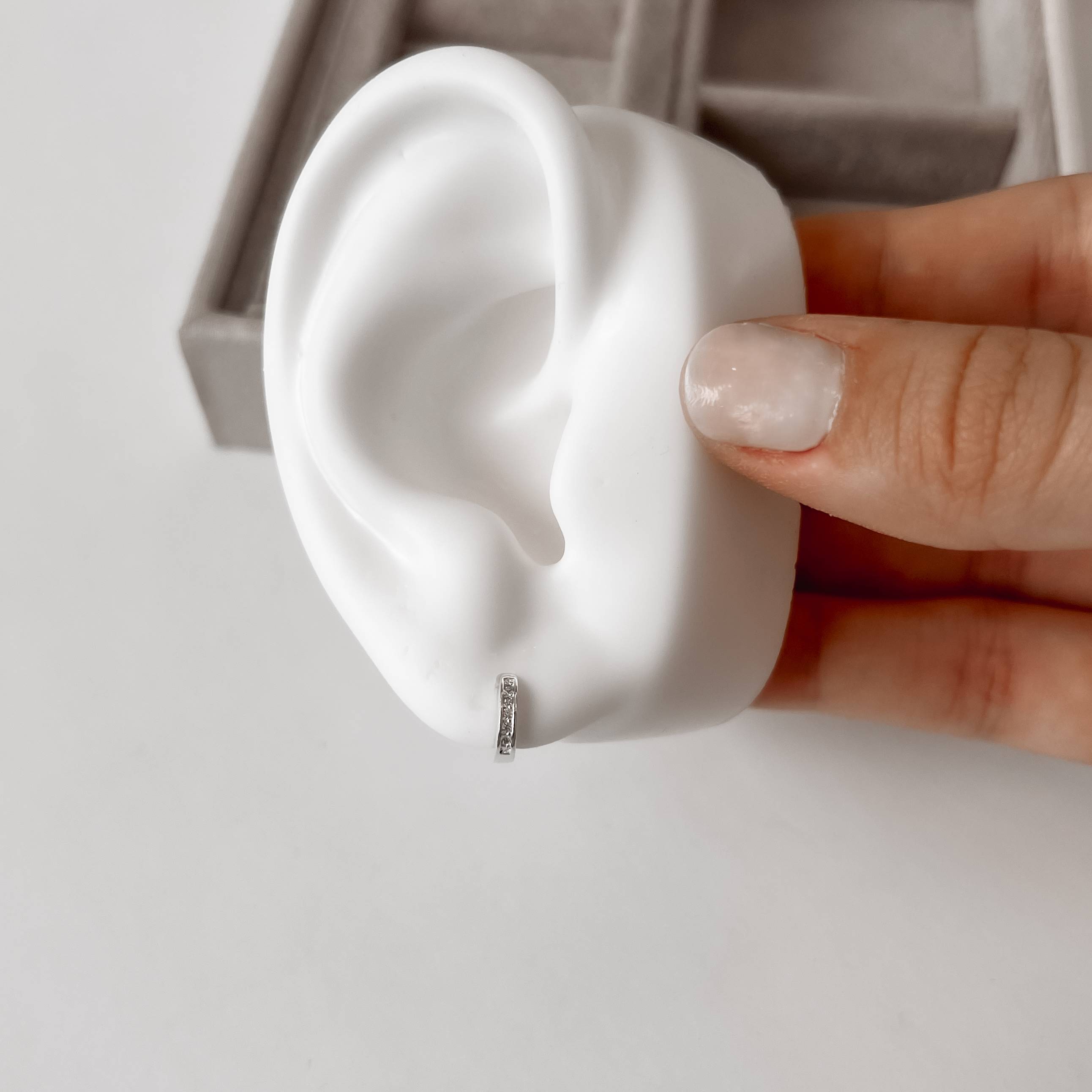 Imagem Argola 9mm click cravejada