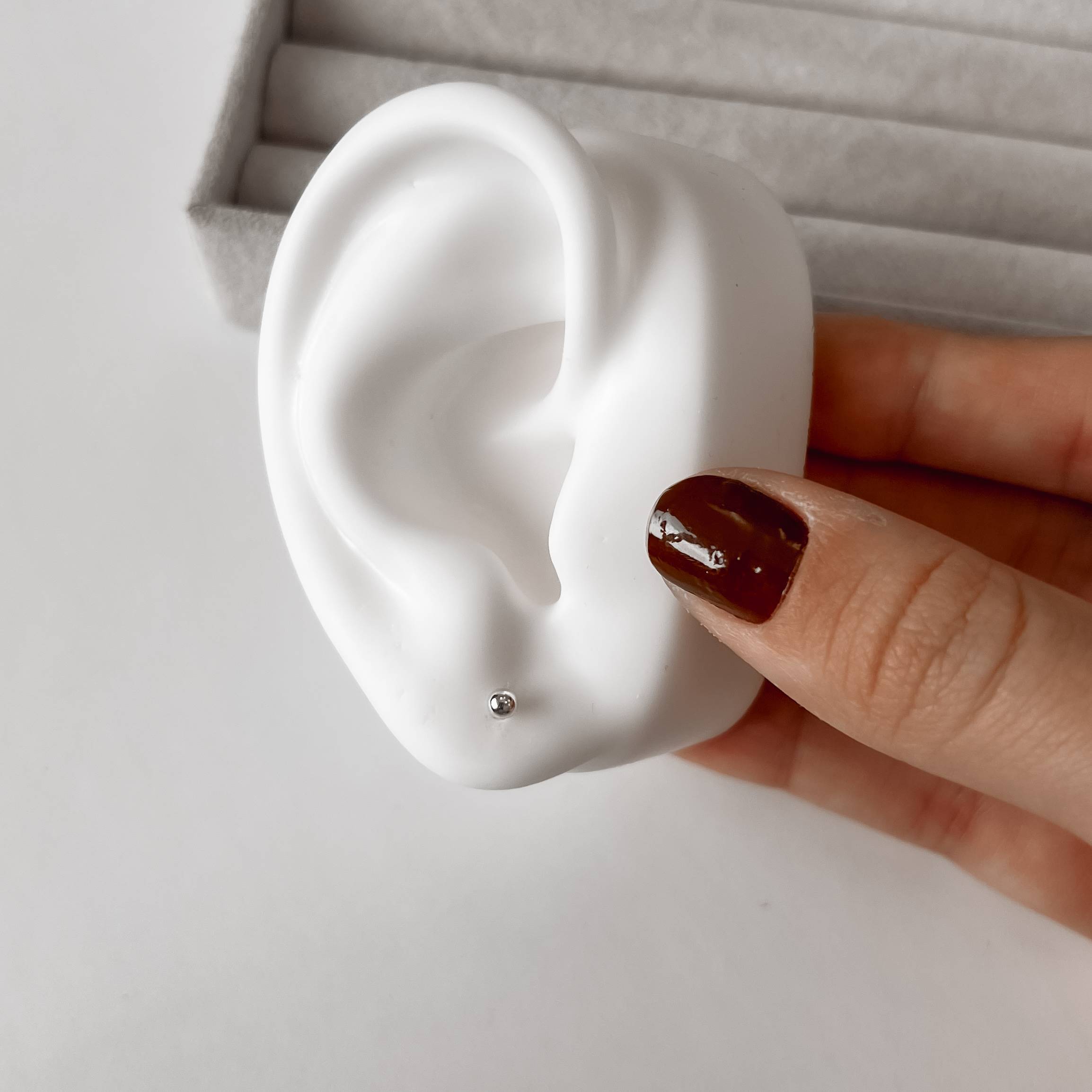 Imagem Secundária Brinco bola 3mm