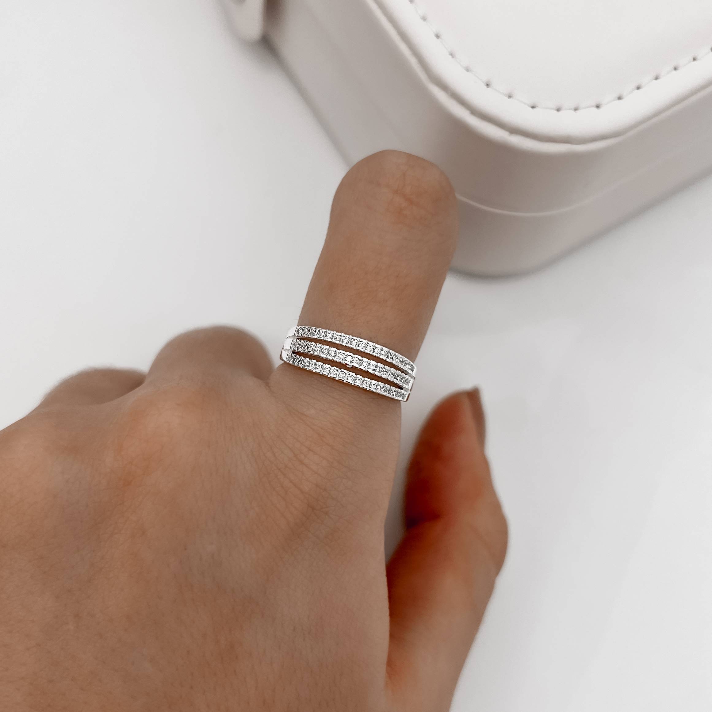 Imagem Anel fio triplo meia aliança