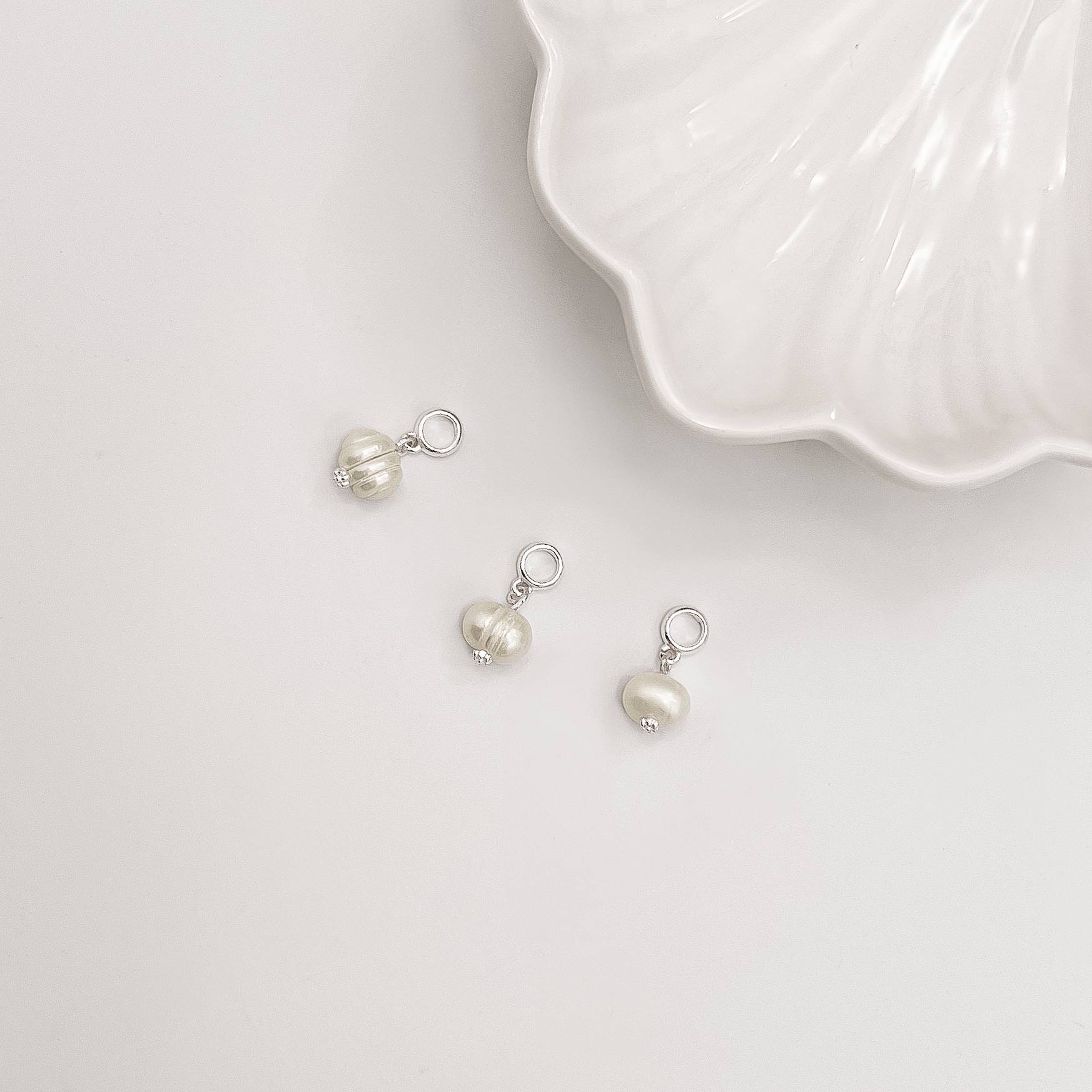 Berloque pingente pérola de água doce