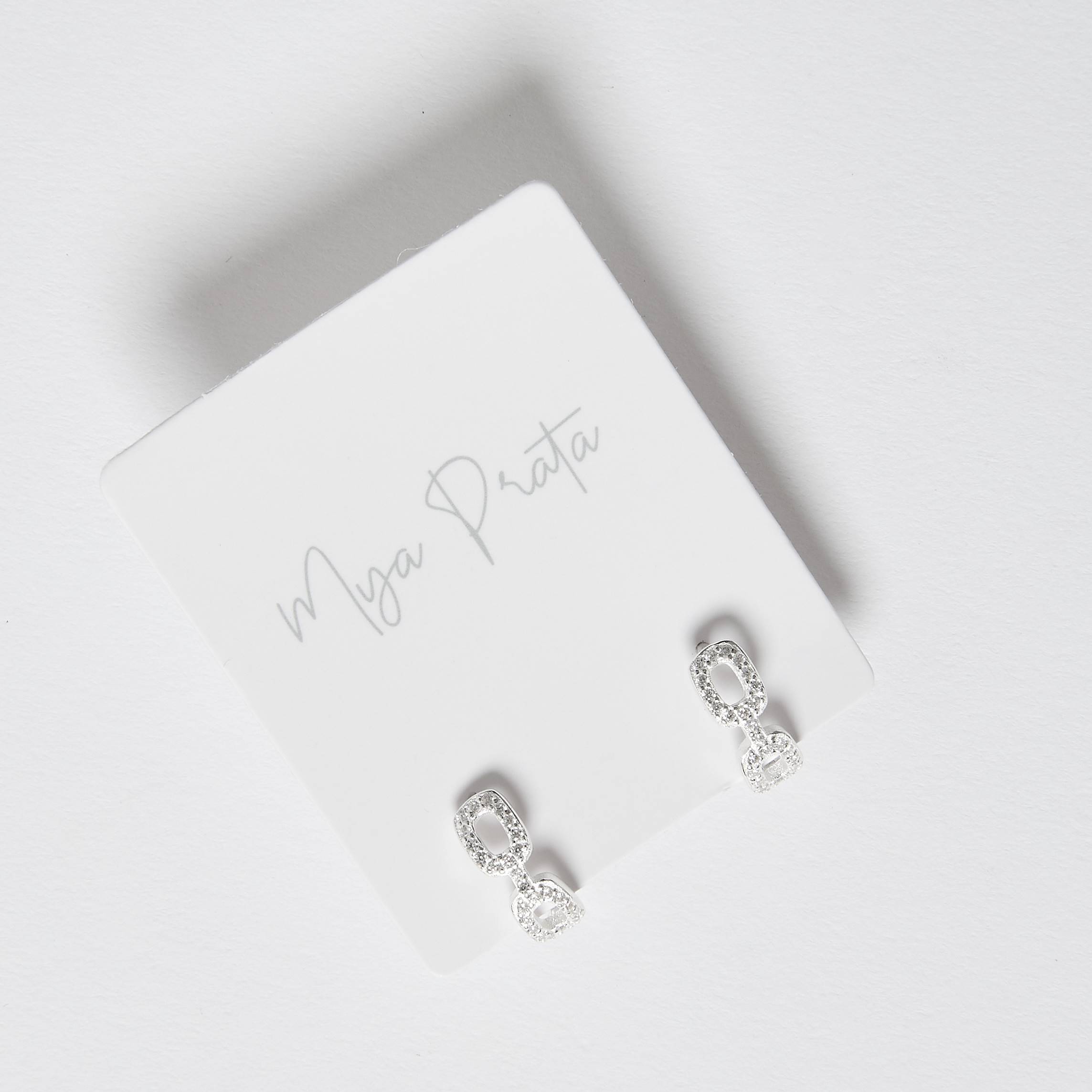 Imagem Argola click corrente cravejada 12mm