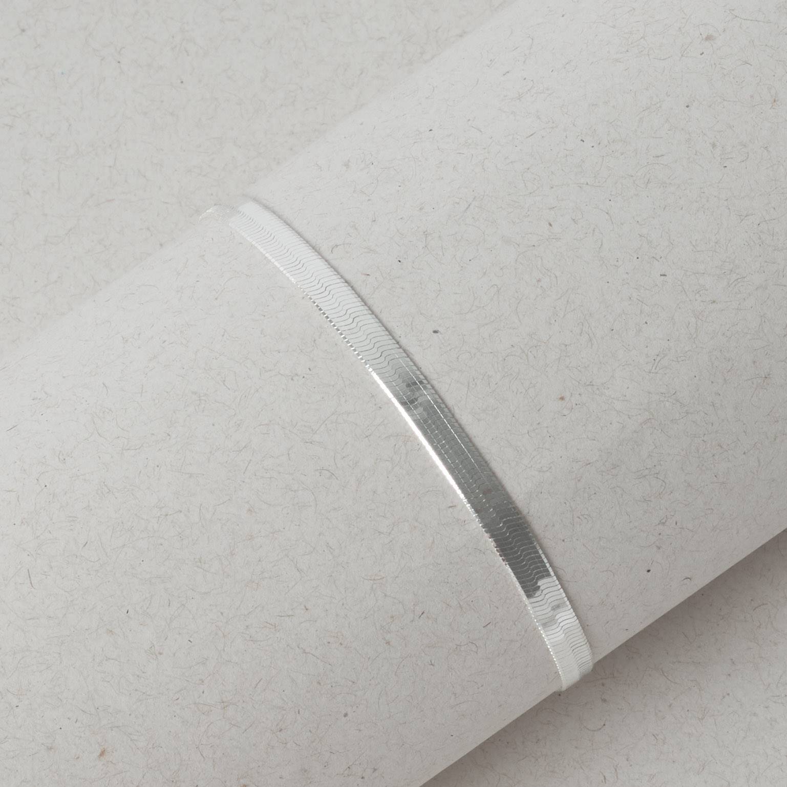 Pulseira corrente fita laminada 4.3 19,5cm