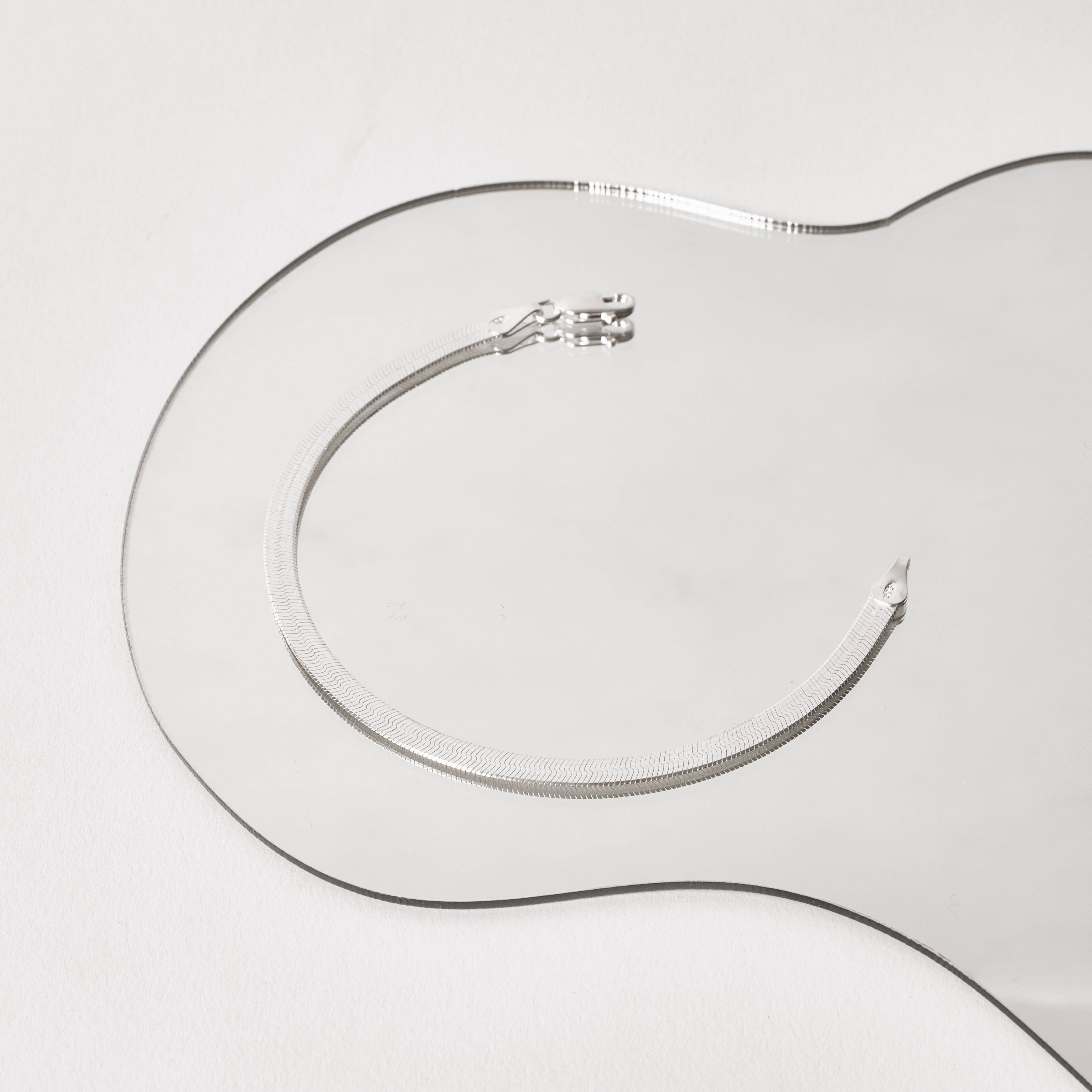 Imagem Secundária Pulseira corrente fita laminada 4.3 19,5cm