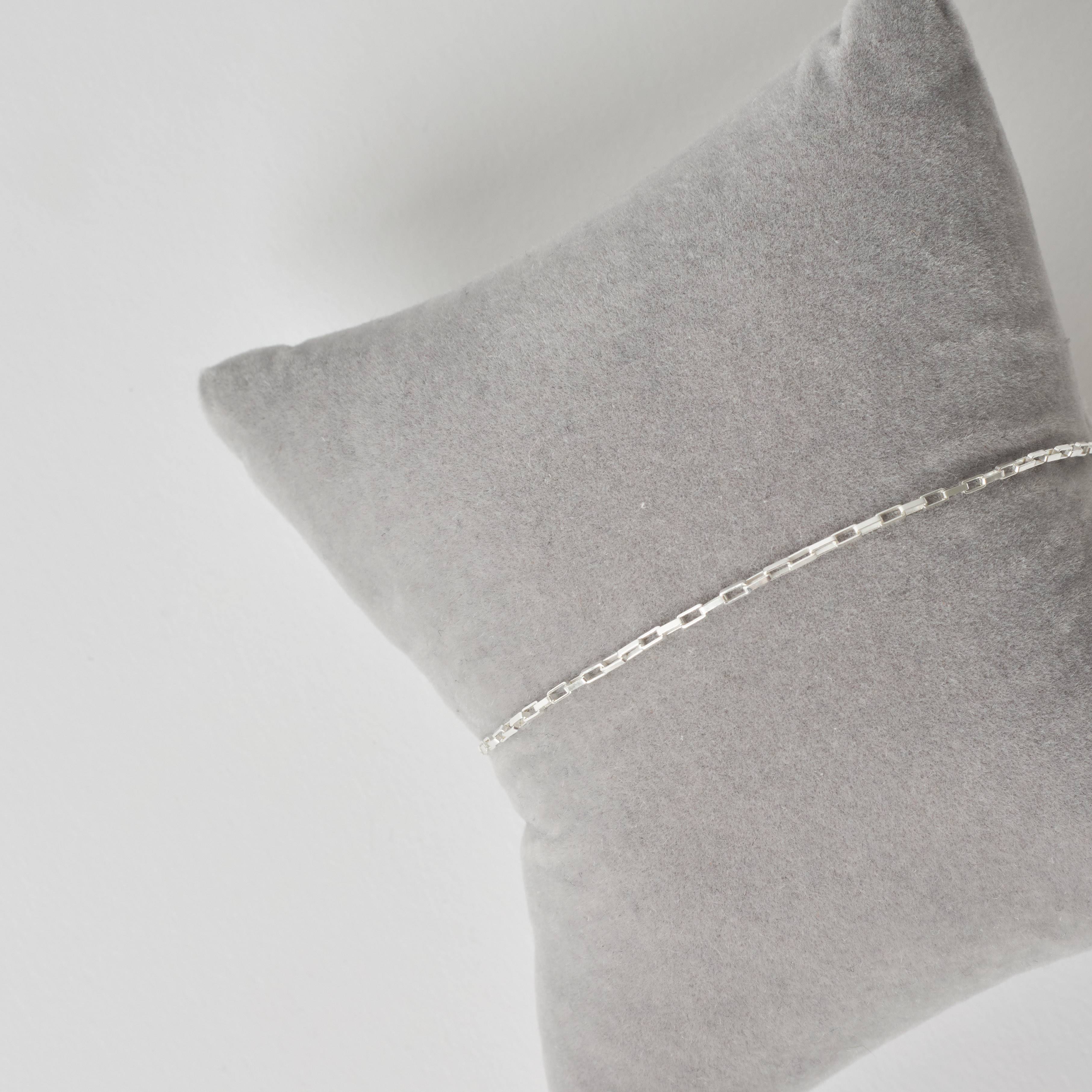 Pulseira corrente cartier quadrada 1.2 19cm