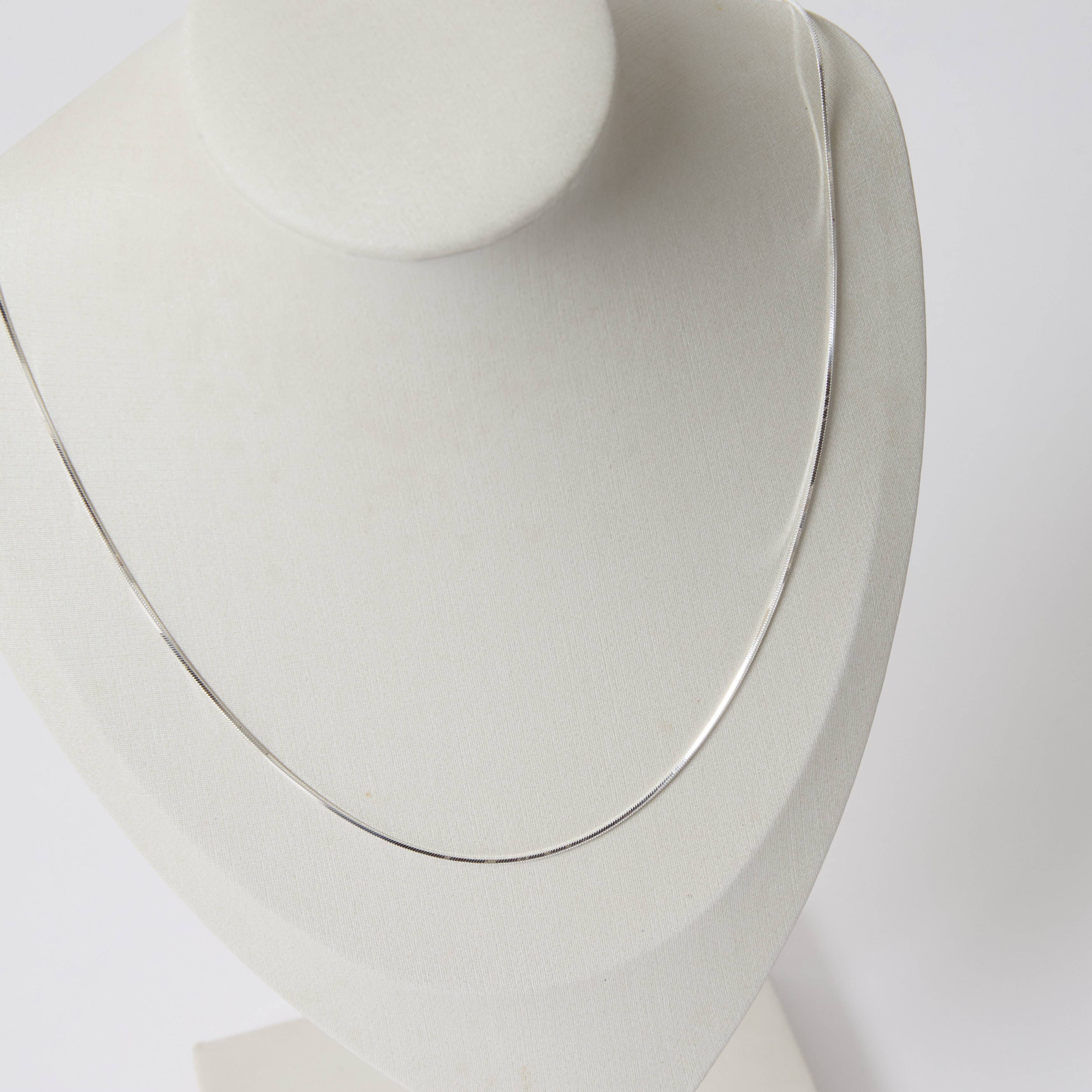 Corrente rabo de rato fio quadrado 0.8 60cm