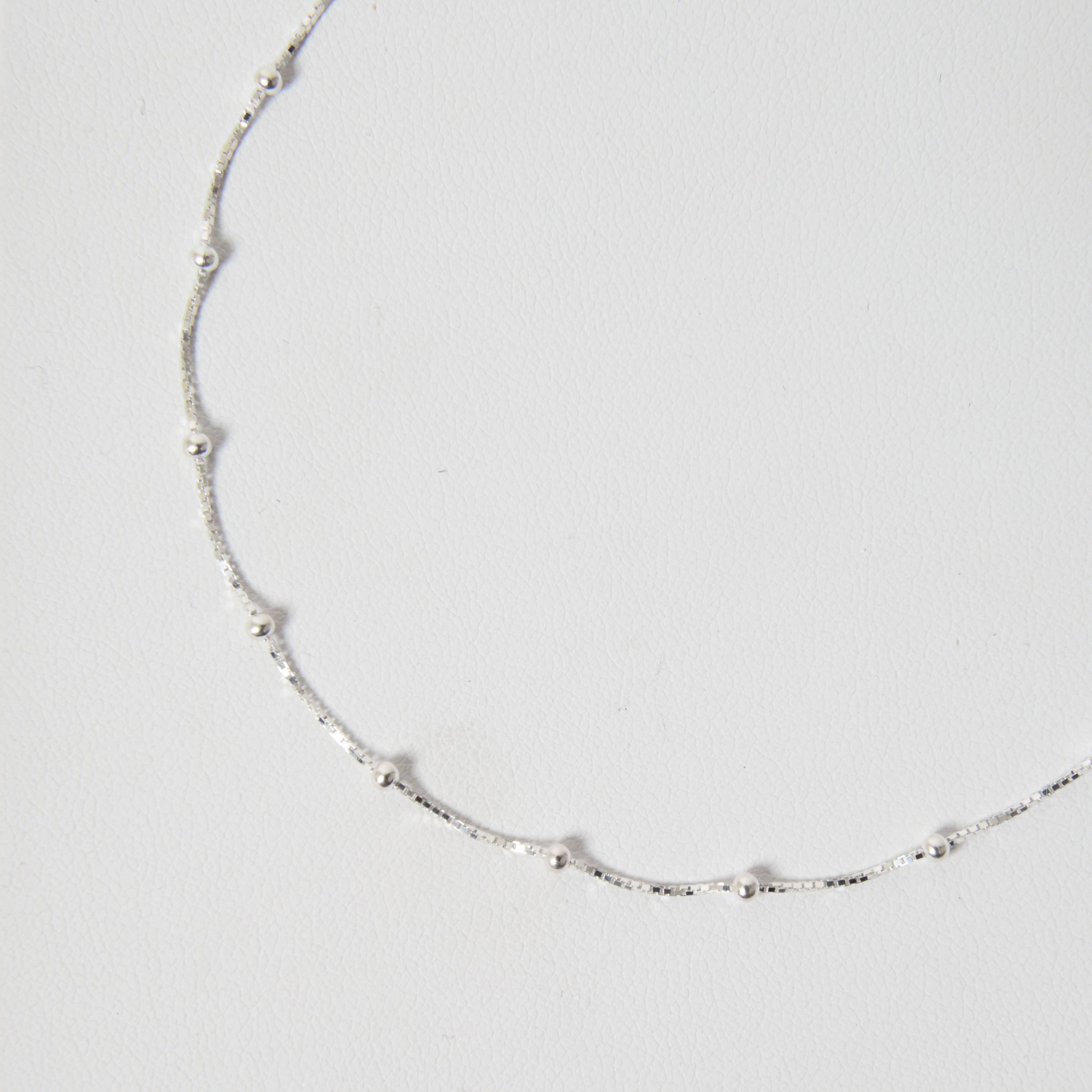 Corrente veneziana v12 com bolas 2mm 45cm