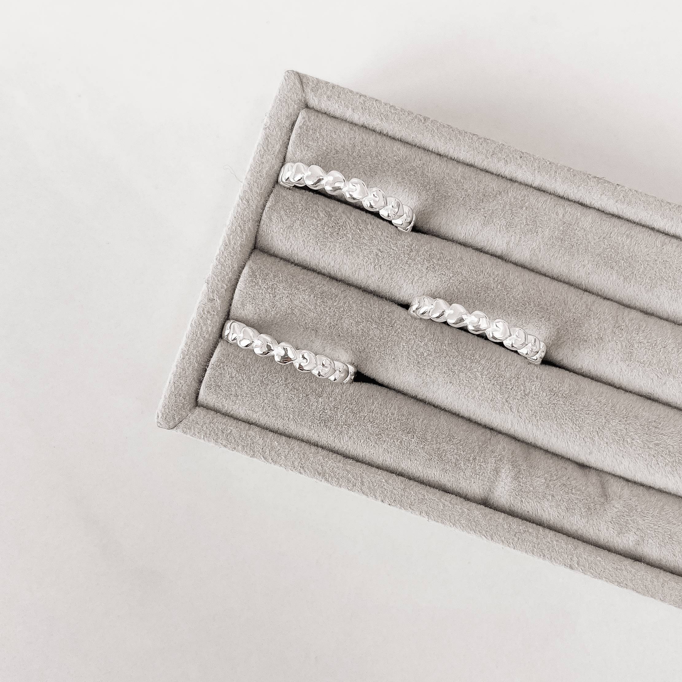 Imagem Anel corações de lado