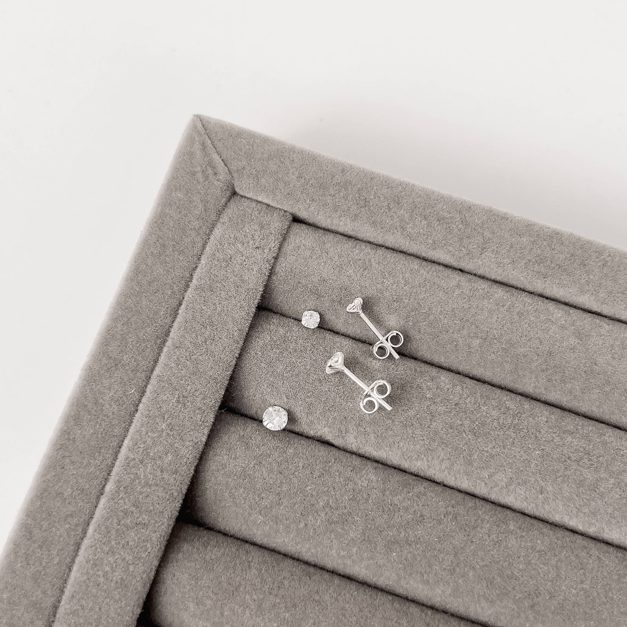 Dupla zircônias redondas 3 e 4mm 