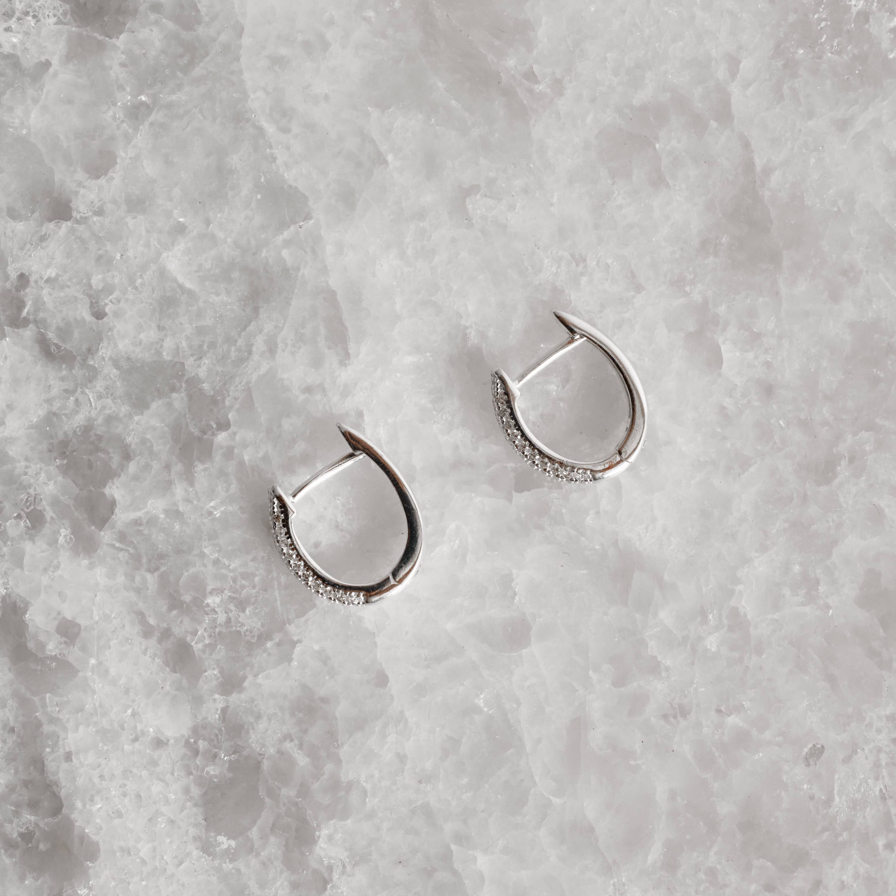 Imagem Secundária Argola click triplo cravejado 13mm