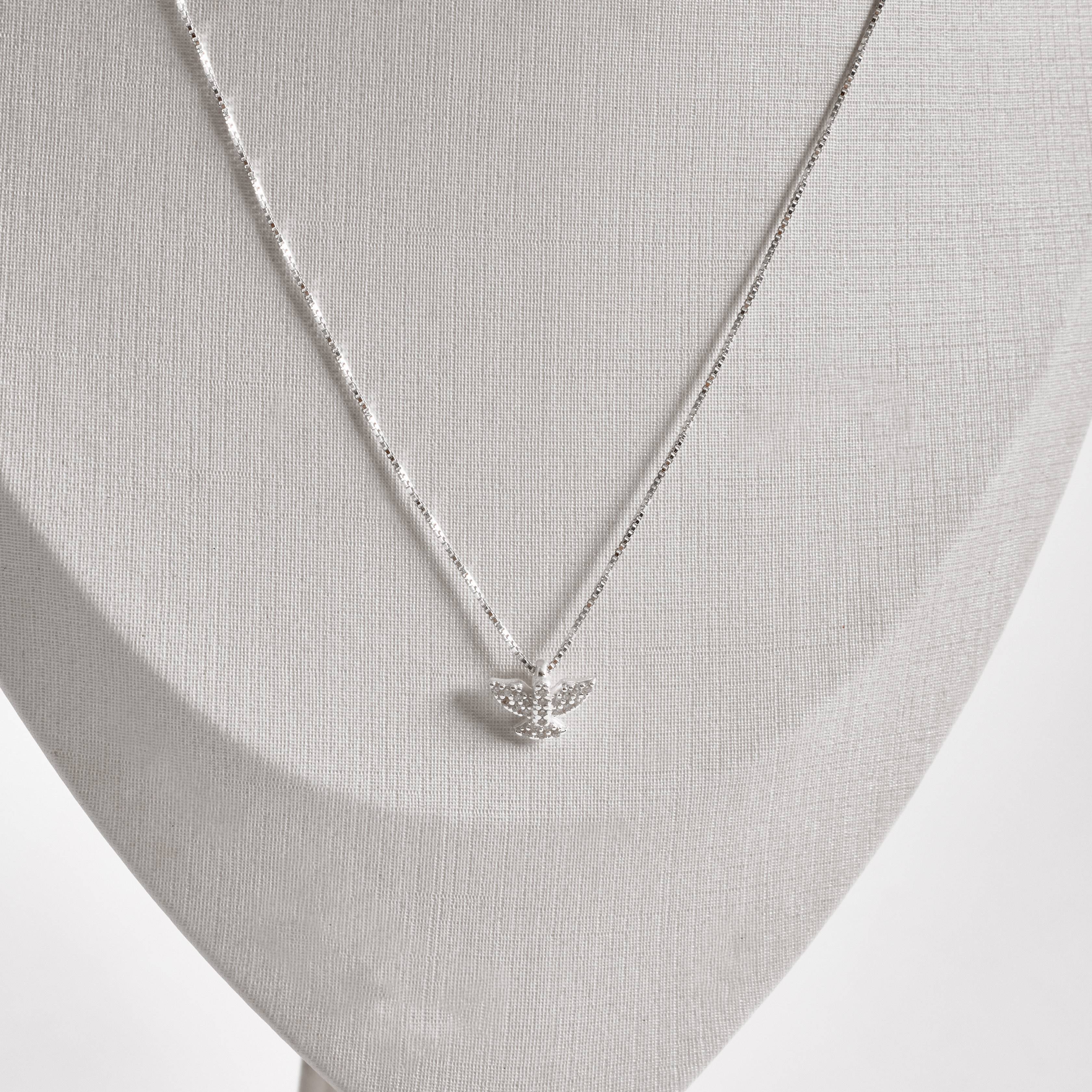 Imagem Colar Espírito Santo cravejado 10mm 40cm