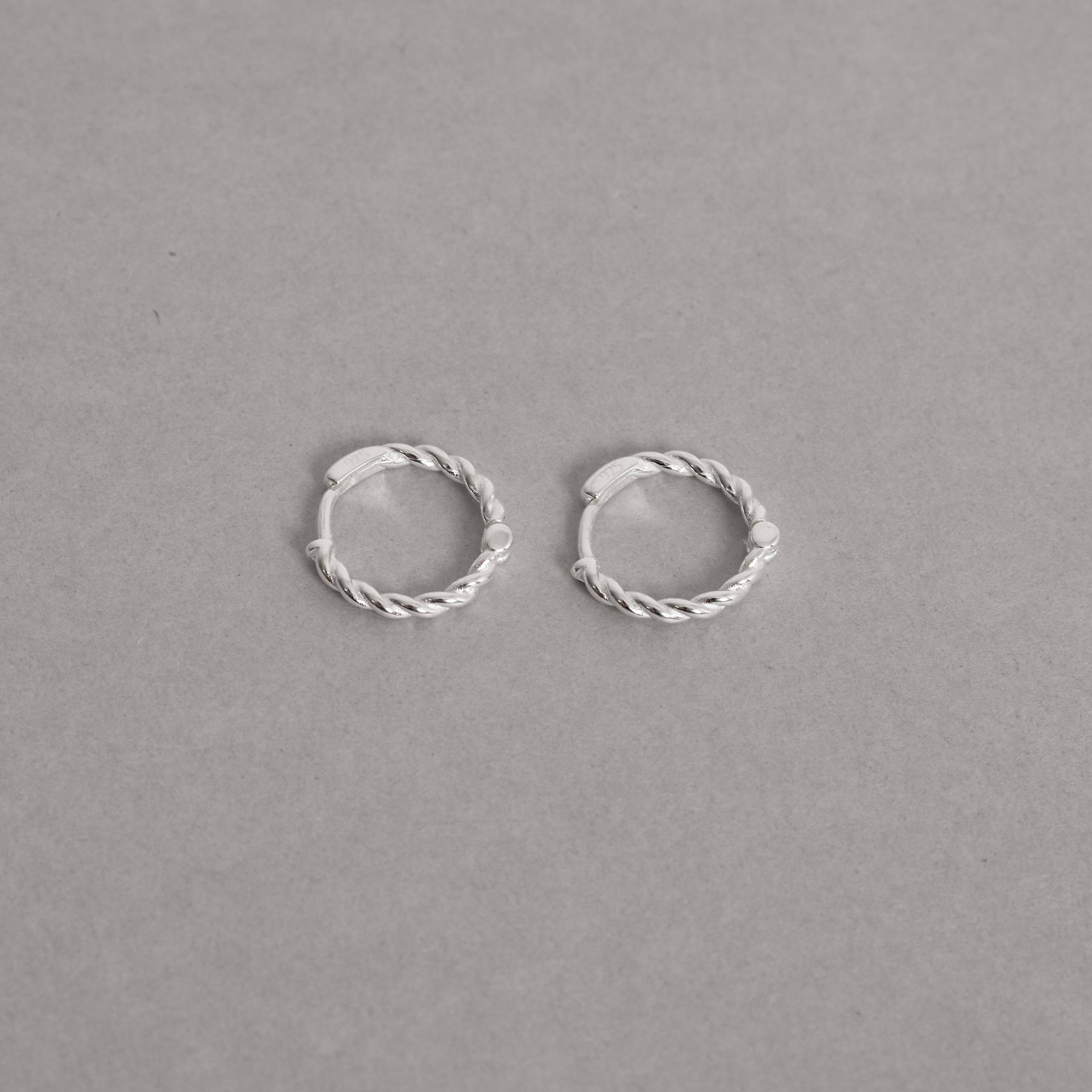 Imagem Argola click trançada 14mm