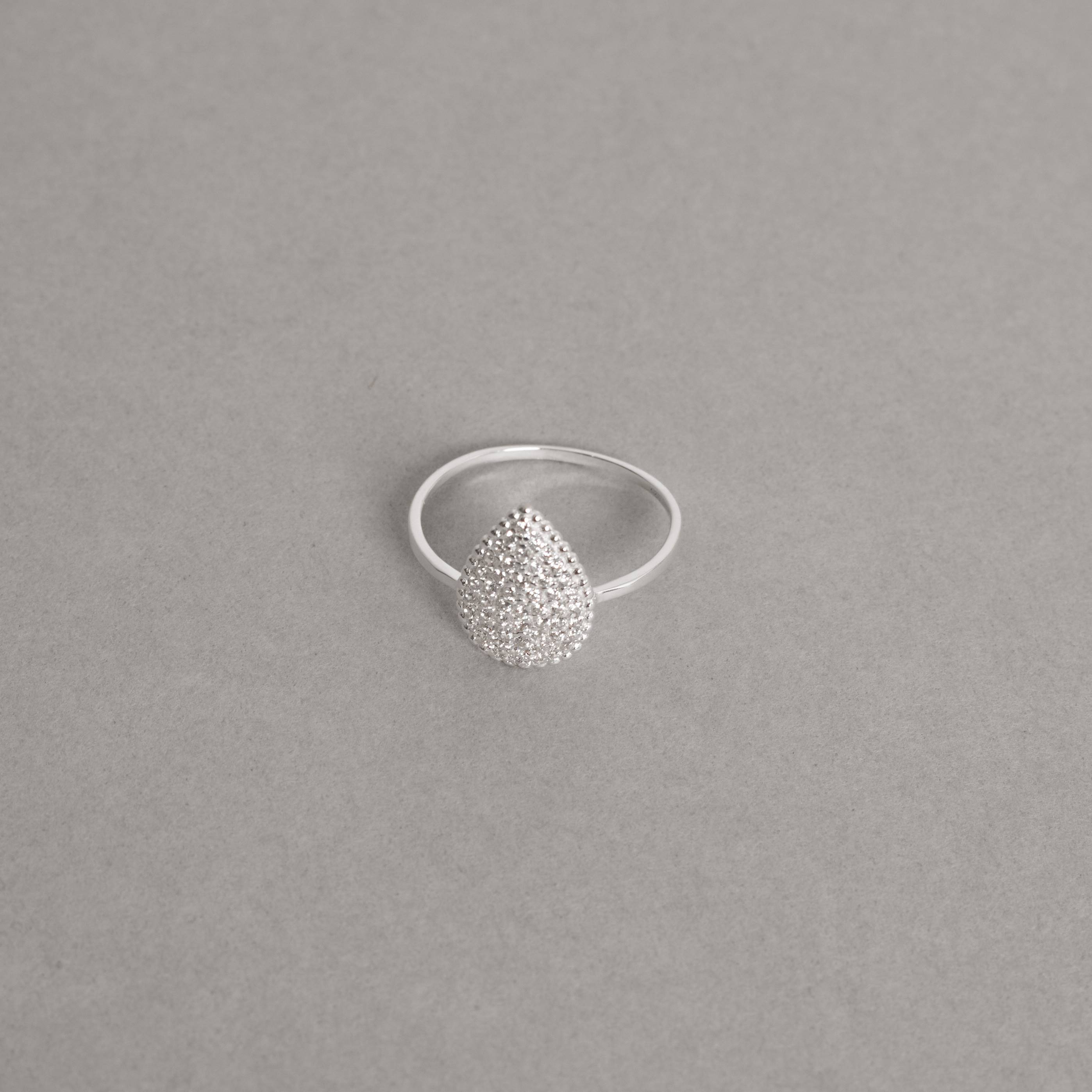 Imagem Anel gota toda cravejada