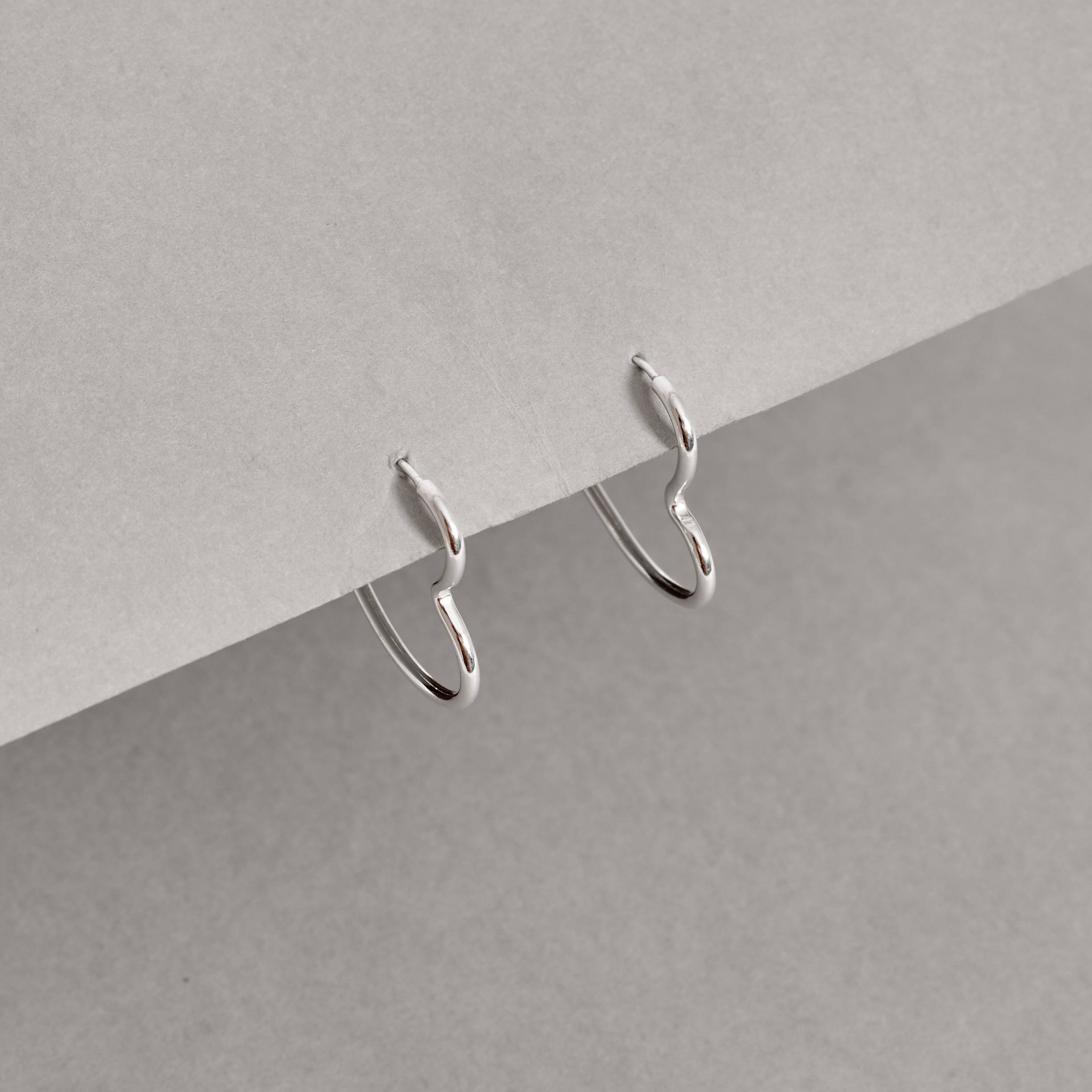 Imagem Argola coração 21mm tradicional