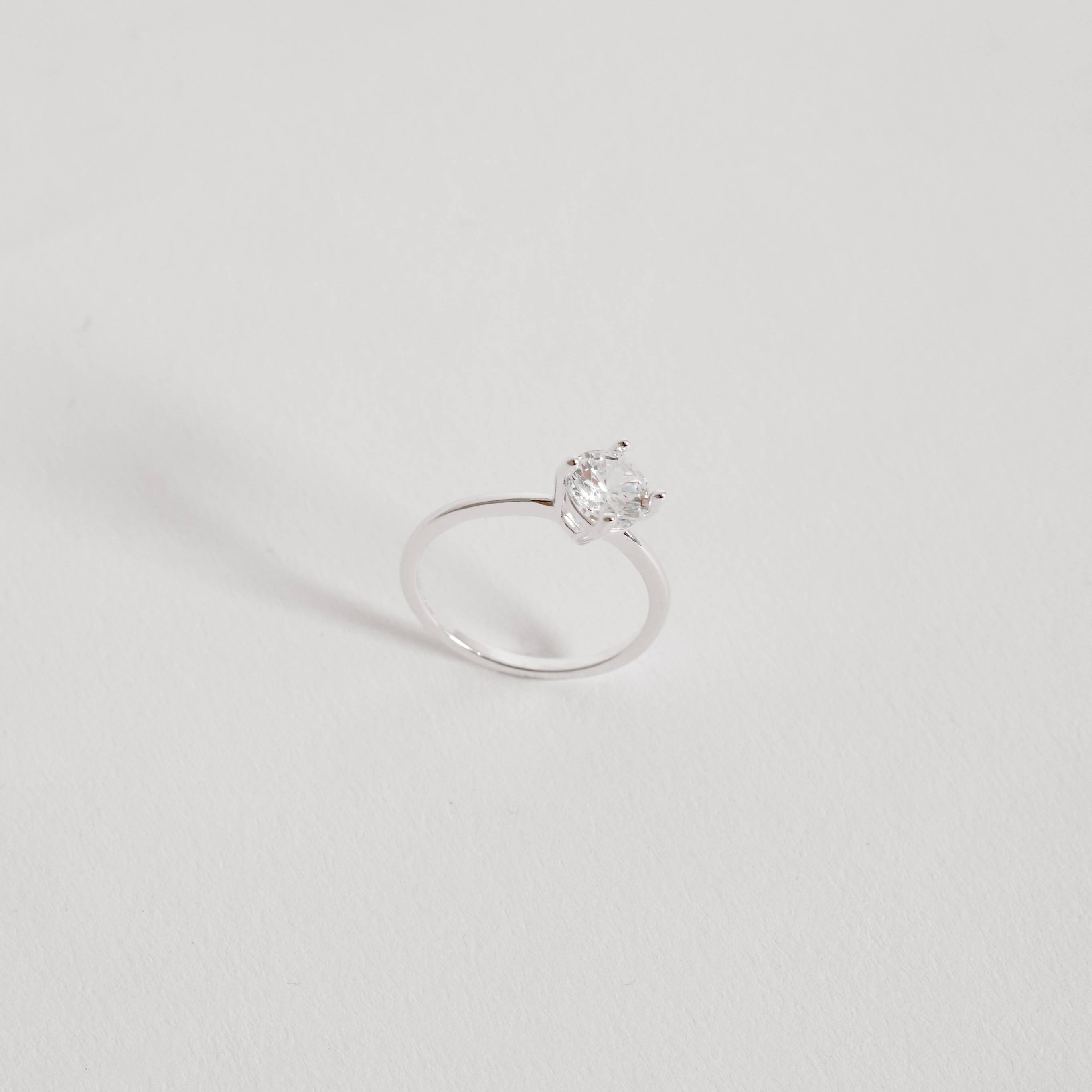 Imagem Anel solitário 6mm