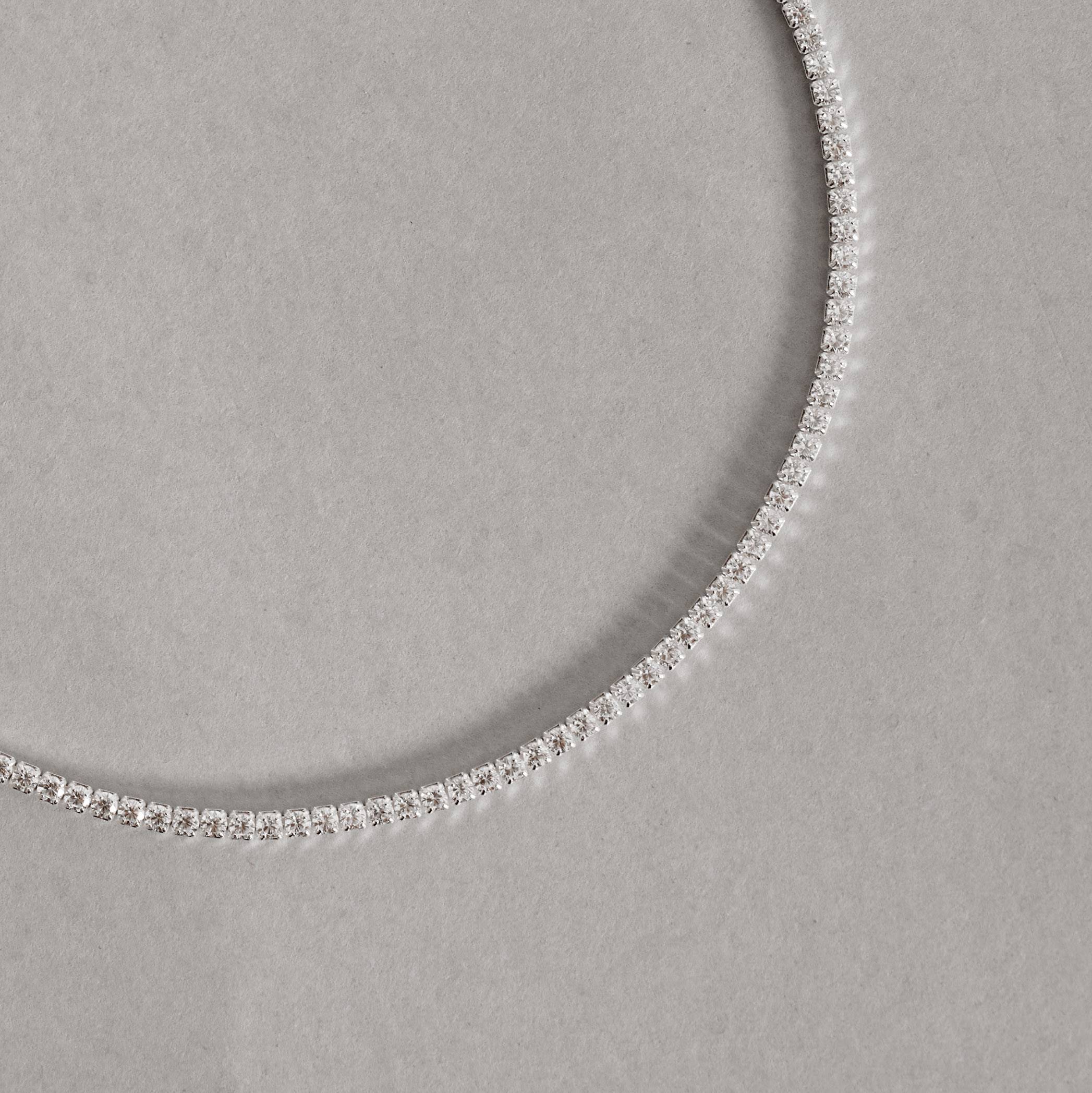 Imagem Colar Riviera 2mm corrente cadeado 40+5cm