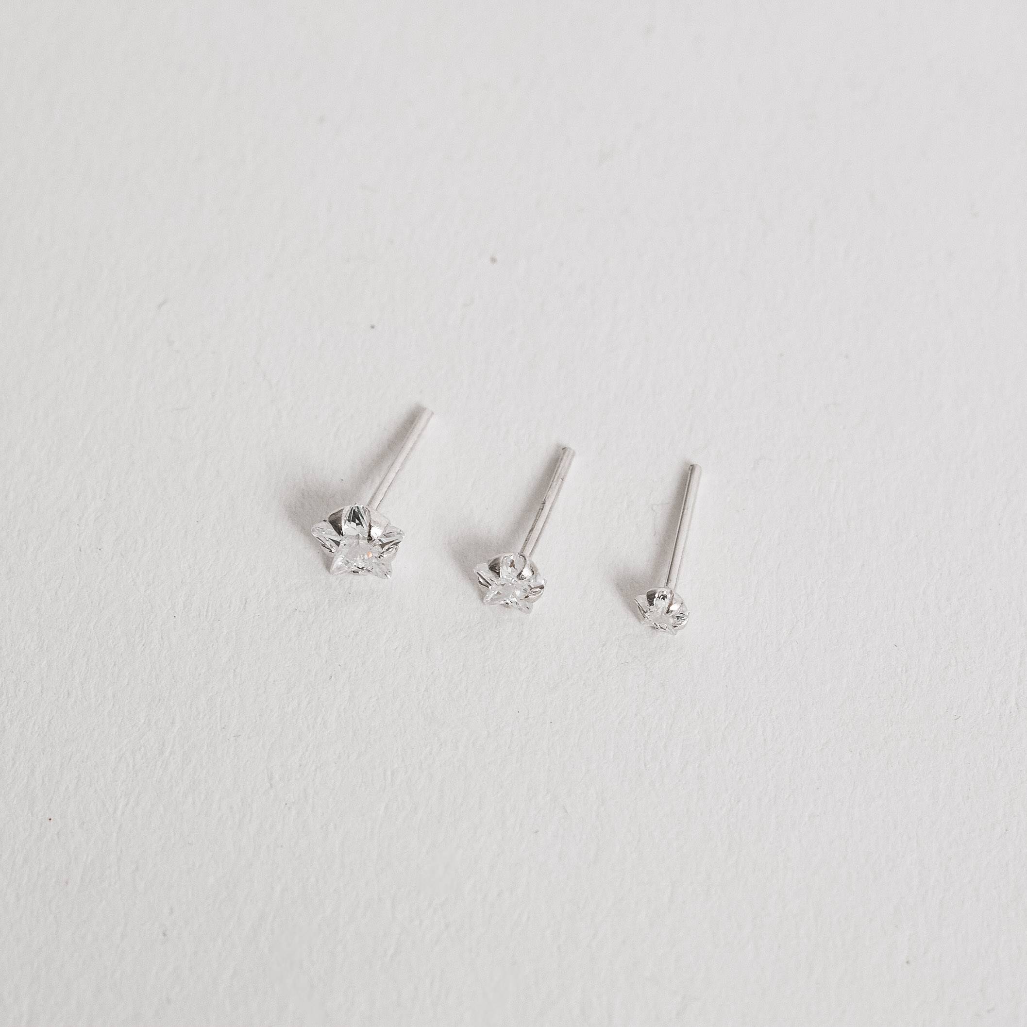 Trio zircônias estrela 3, 4 e 5mm