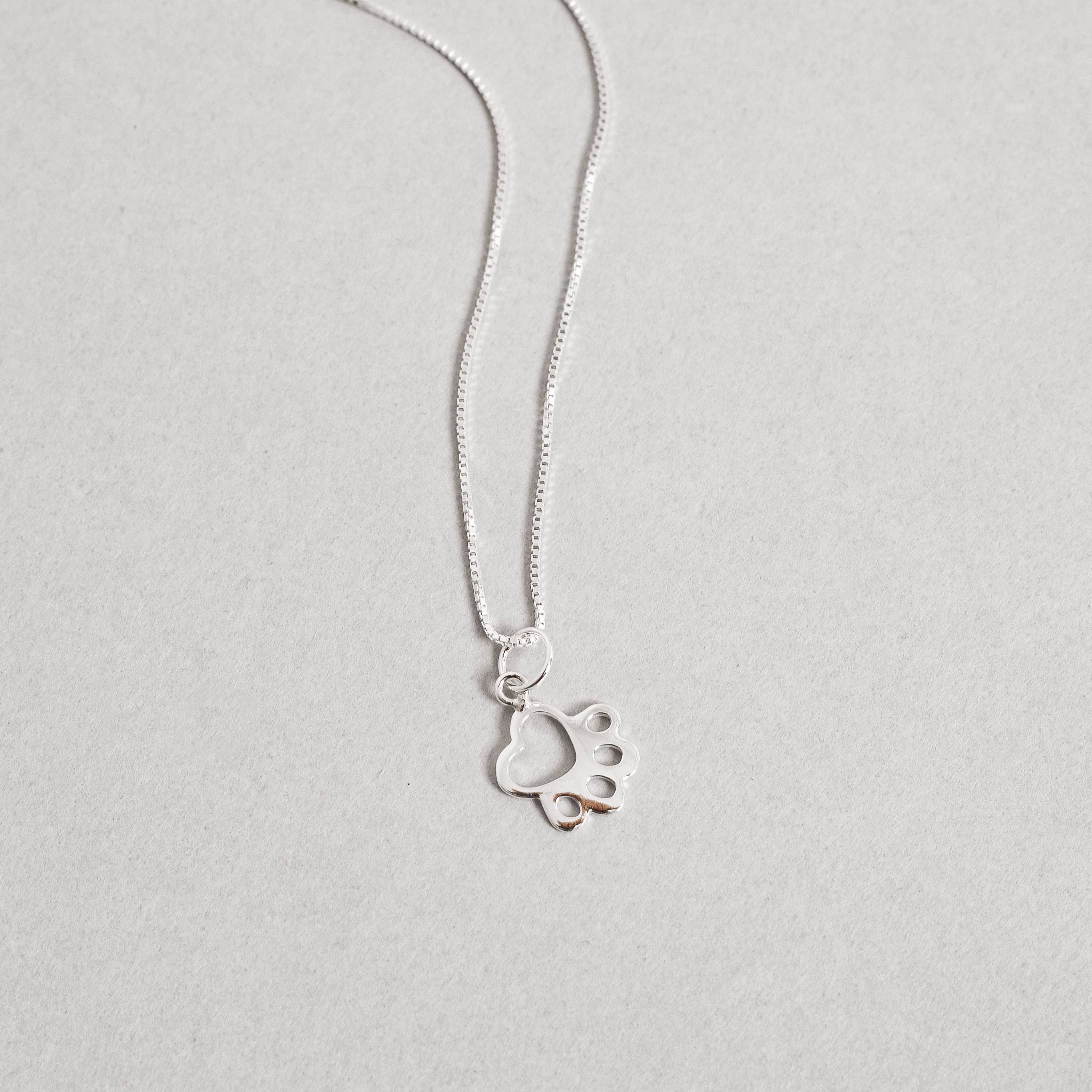 Imagem Colar pingente pata 10mm 40cm