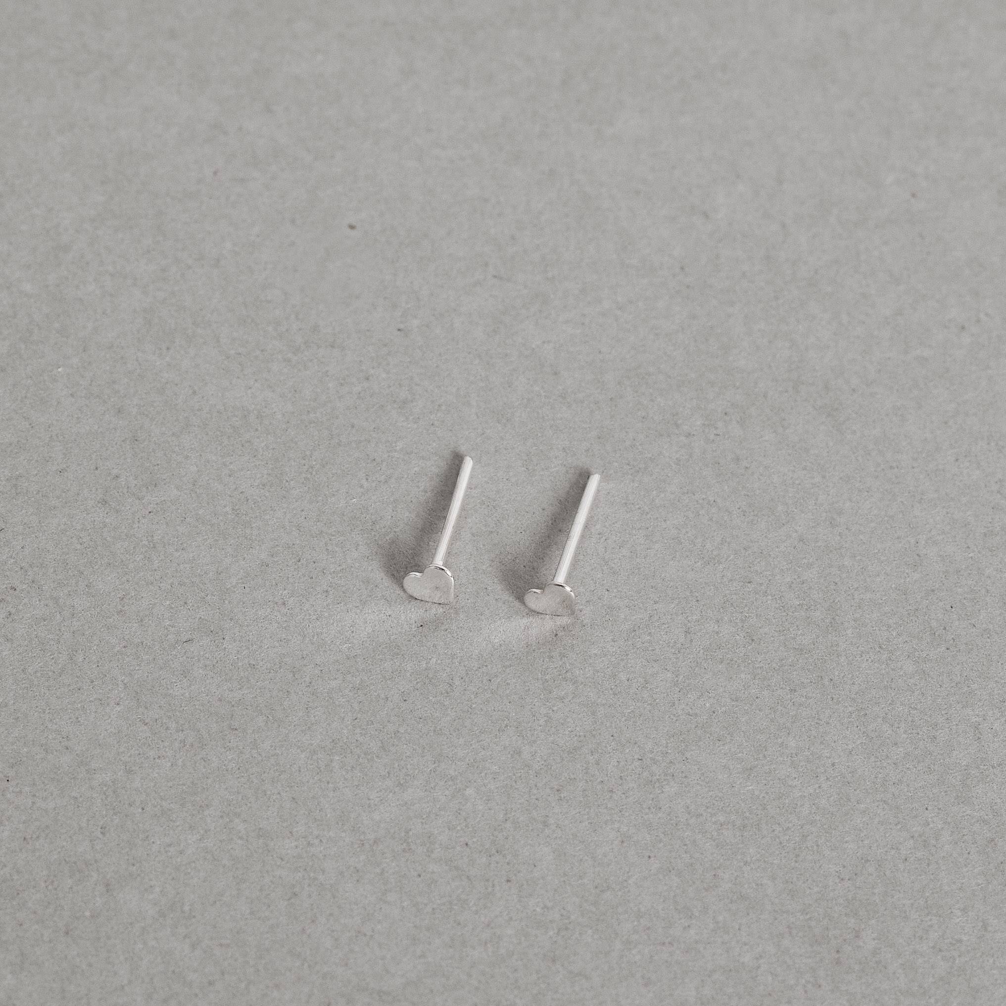 Imagem Secundária Brinco coração 3mm