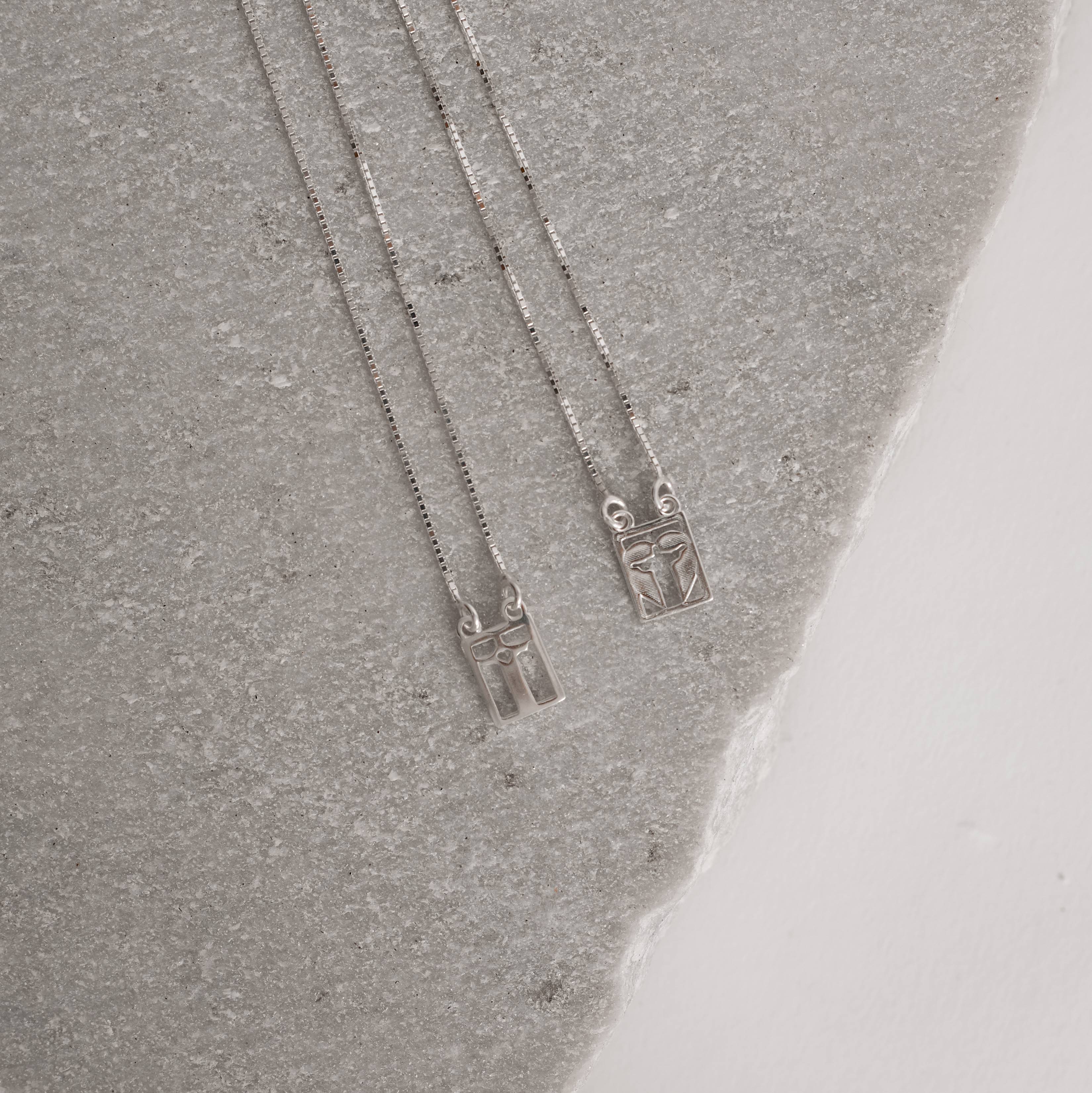 Escapulário medalhas Cristo v15 60cm