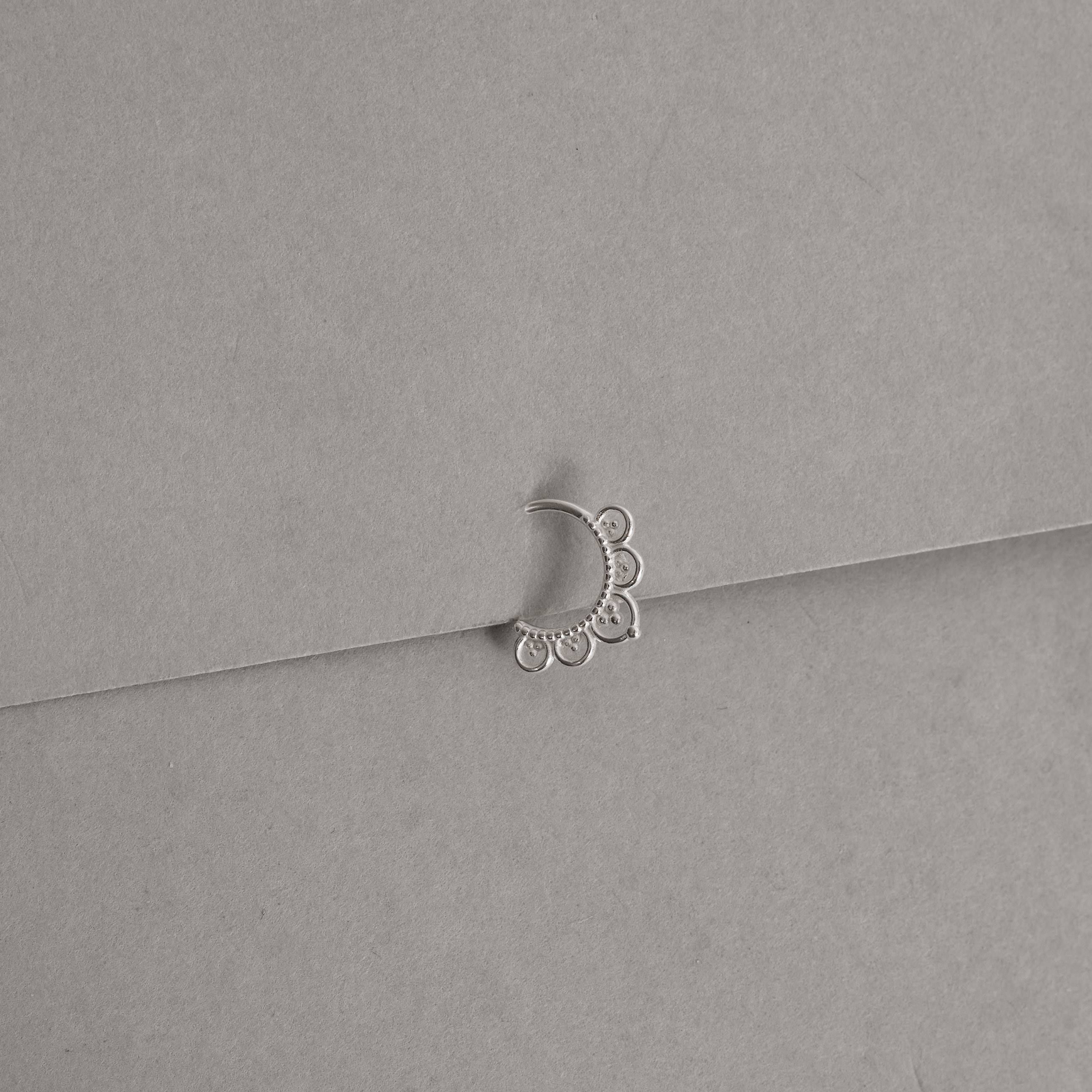 Piercing argola rendada 9mm