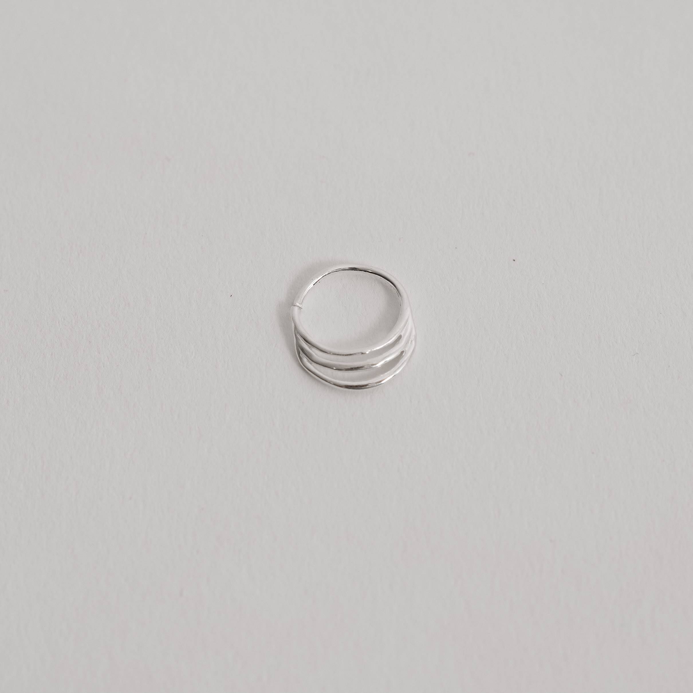 Piercing argola 11mm detalhe 2 fios