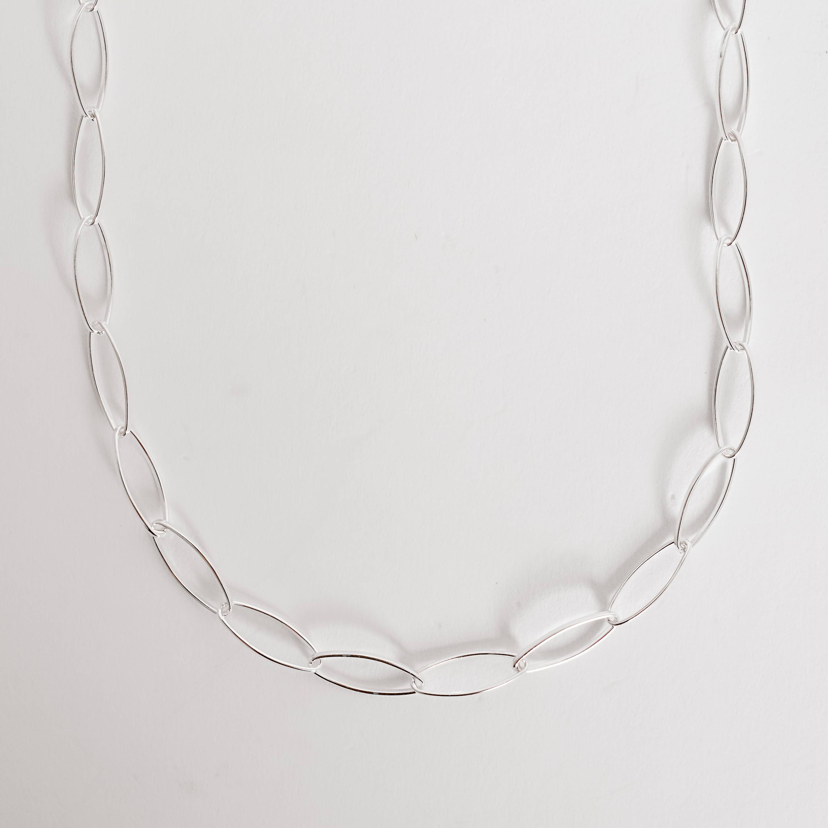 Imagem Secundária Choker corrente elos navetes 5.5 38+5cm