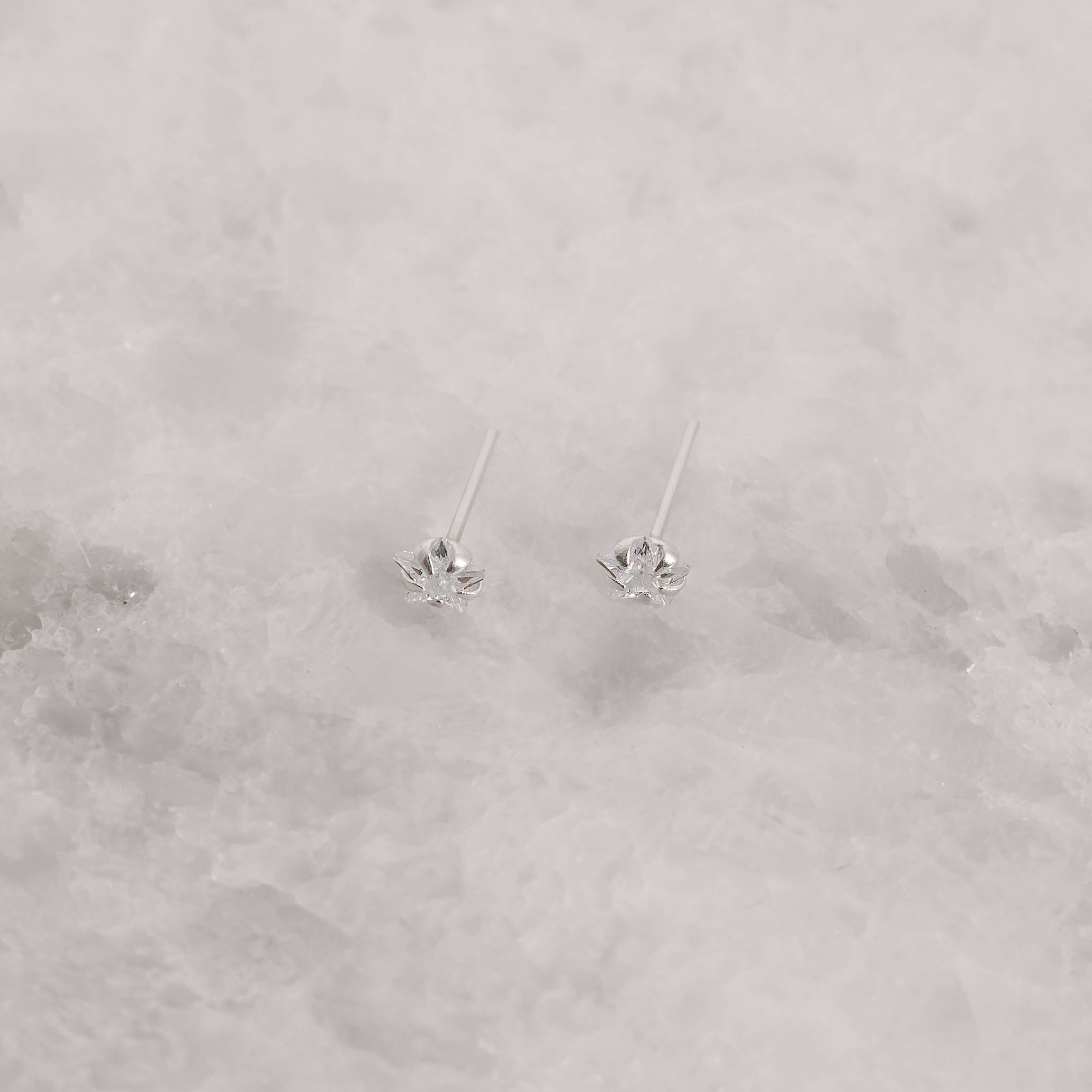 Imagem Secundária Brinco zircônia estrela 5mm