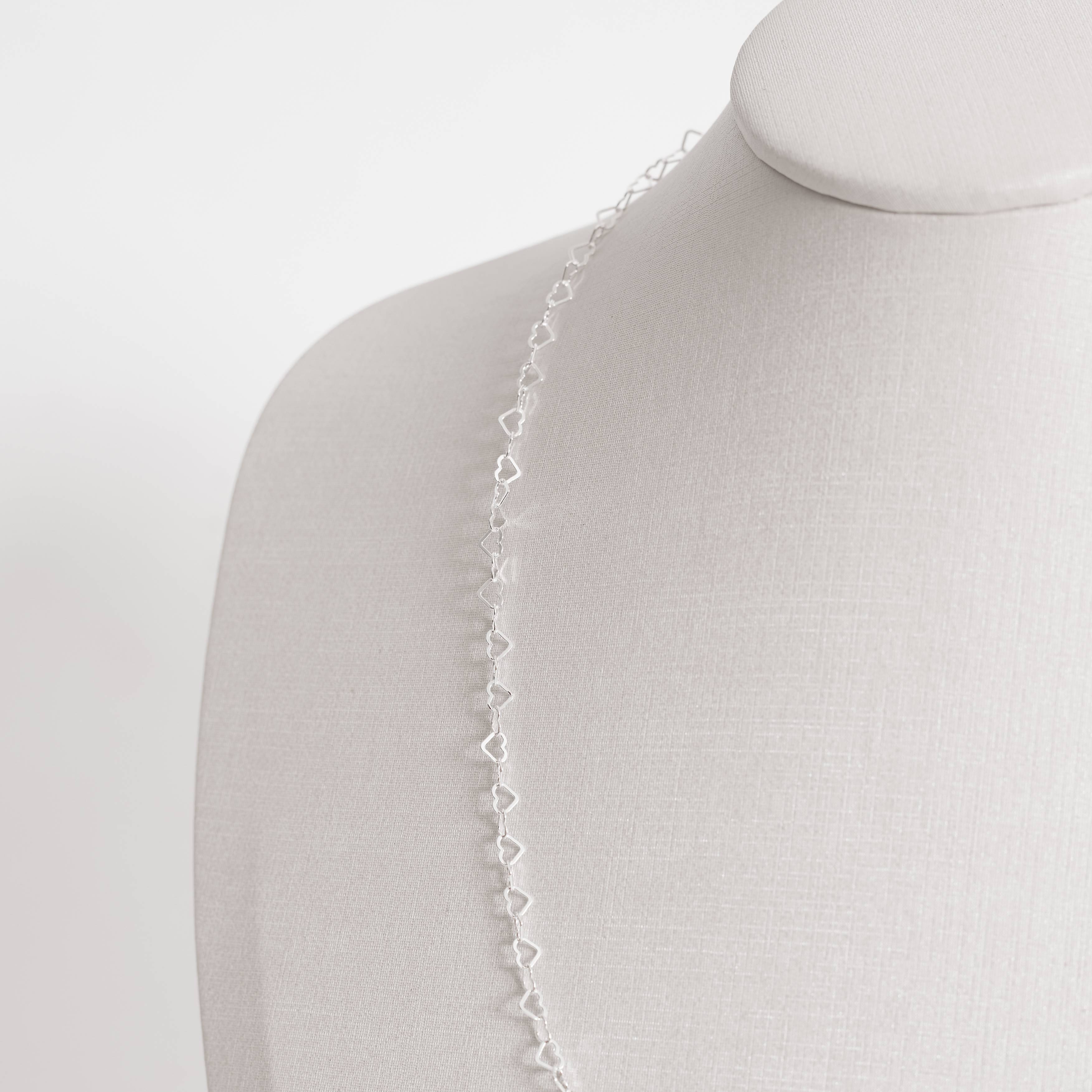 Corrente coração 3.4 50cm