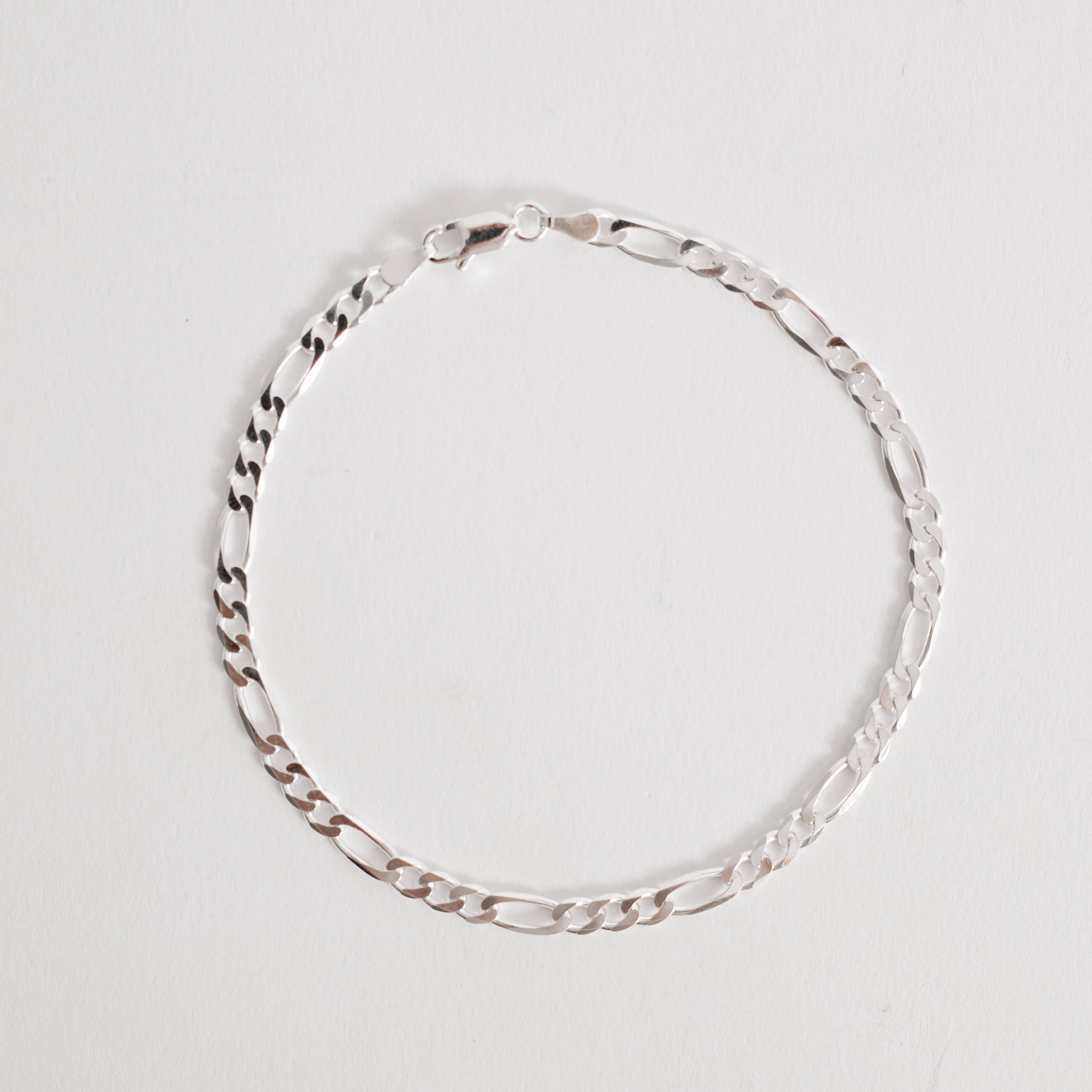 Imagem Secundária Pulseira corrente 3x1 flat 3.8 21cm