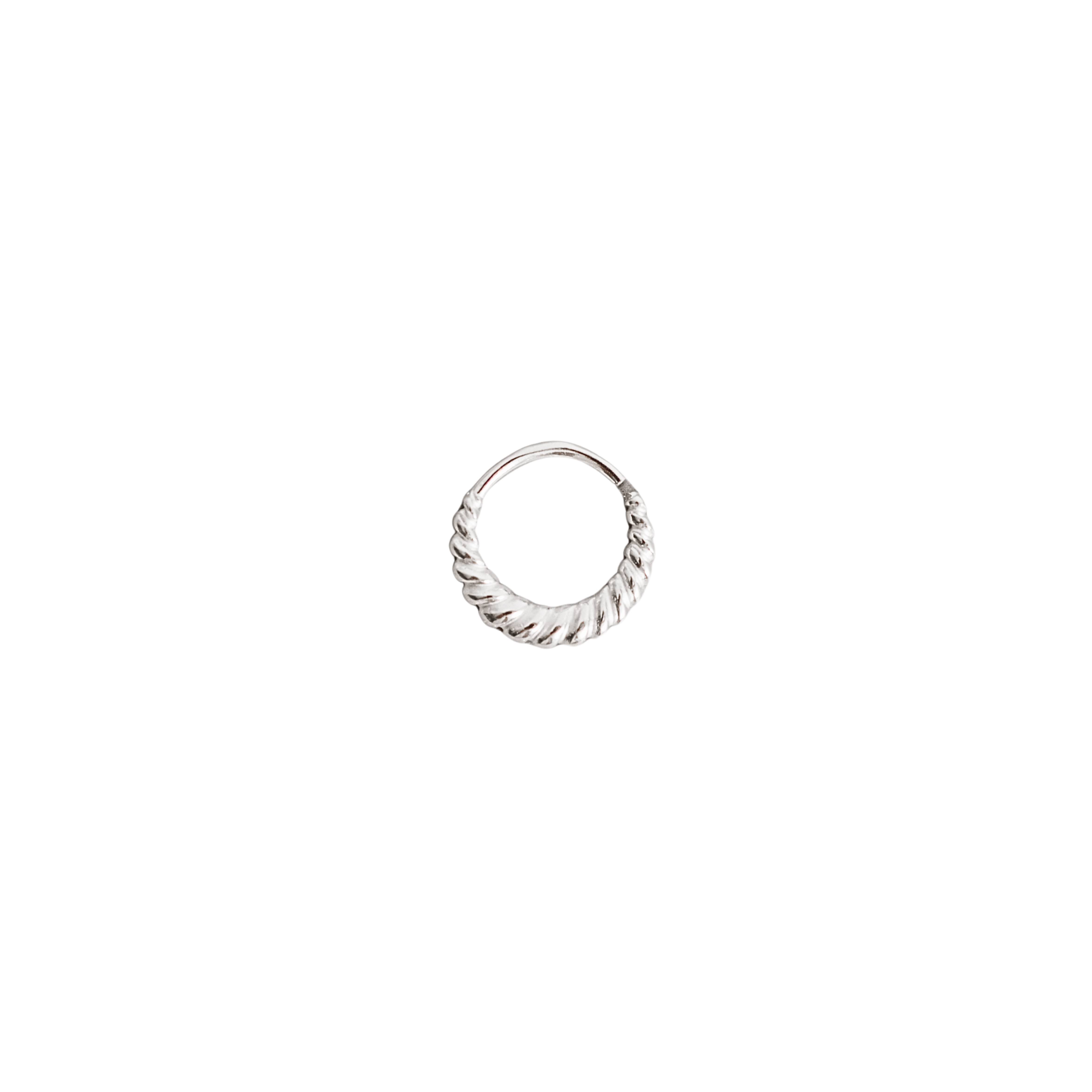 Piercing argola detalhe torcido 12mm