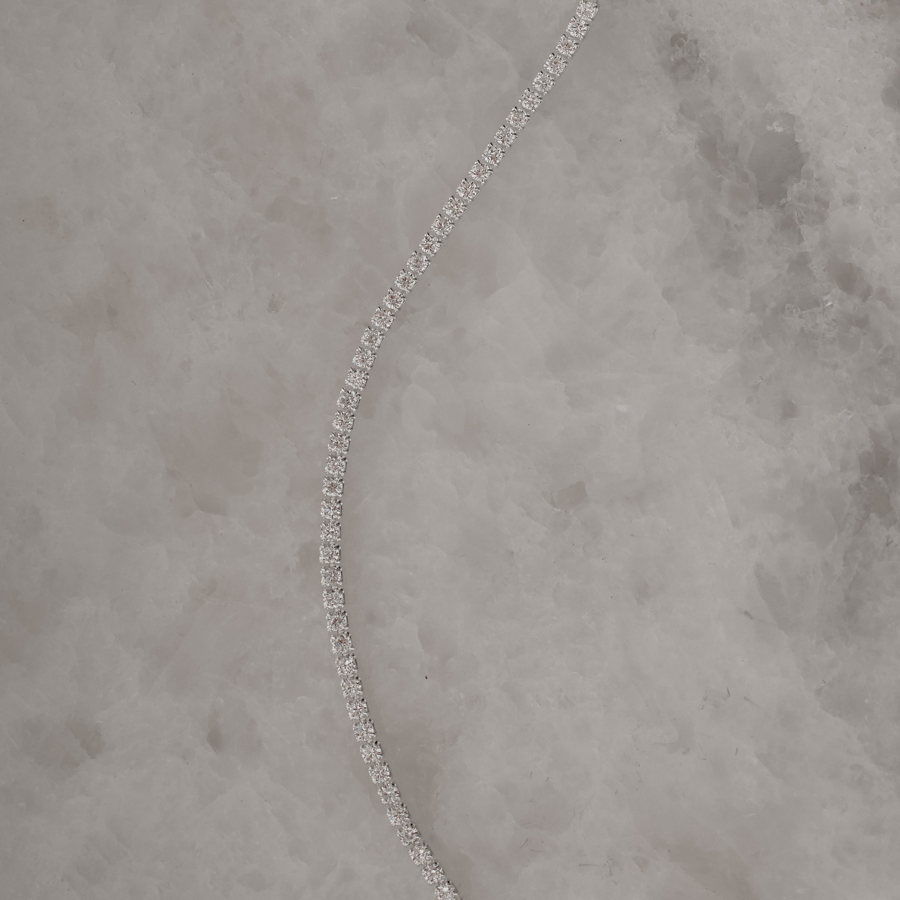 Imagem Secundária Pulseira Riviera cristal 2mm 15,5cm com alongadora