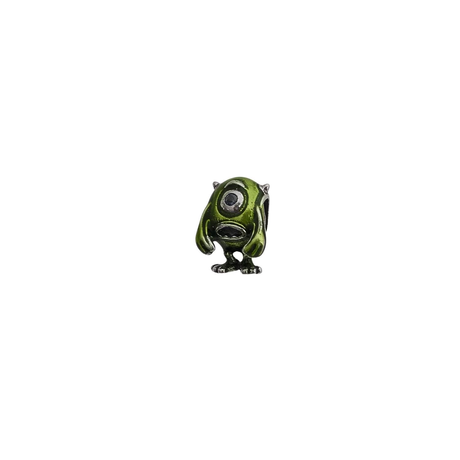 Berloque separador Mike Wazowski resina 13mm envelhecido
