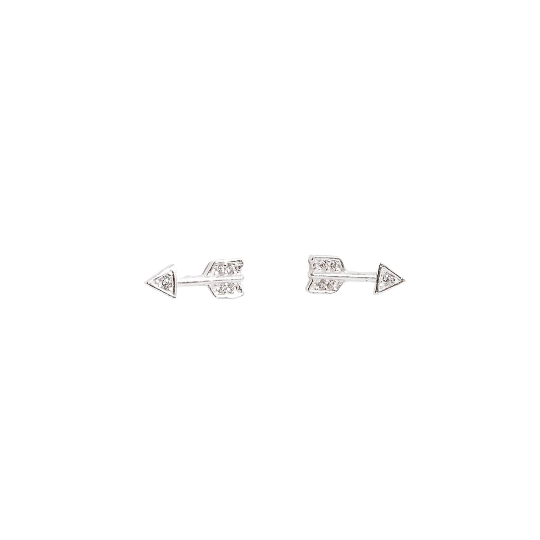 Brinco flecha cravejada 9mm